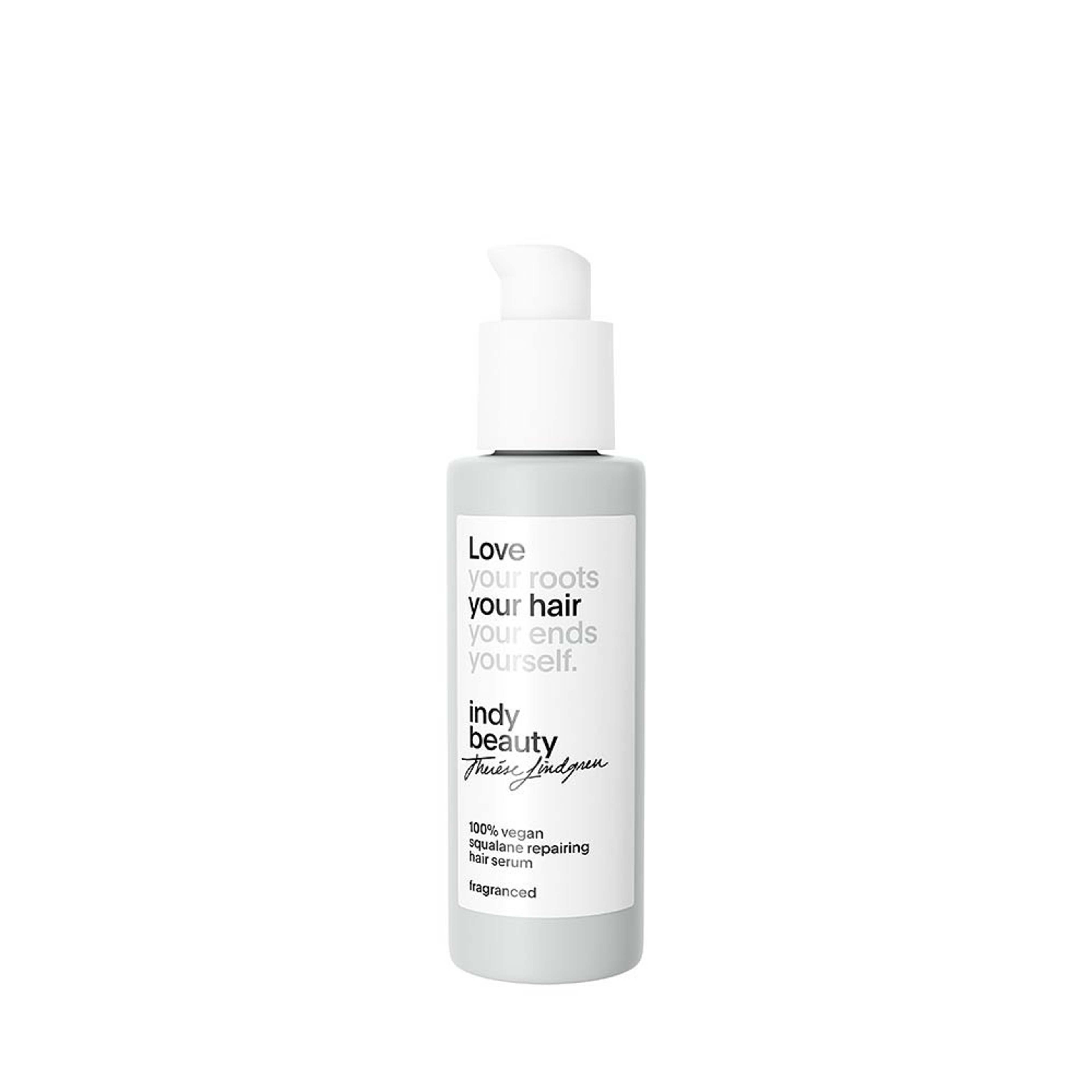 Repairing Squalane Hair Serum, från Indy Beauty. Klicka för att öppna bilden i stort format