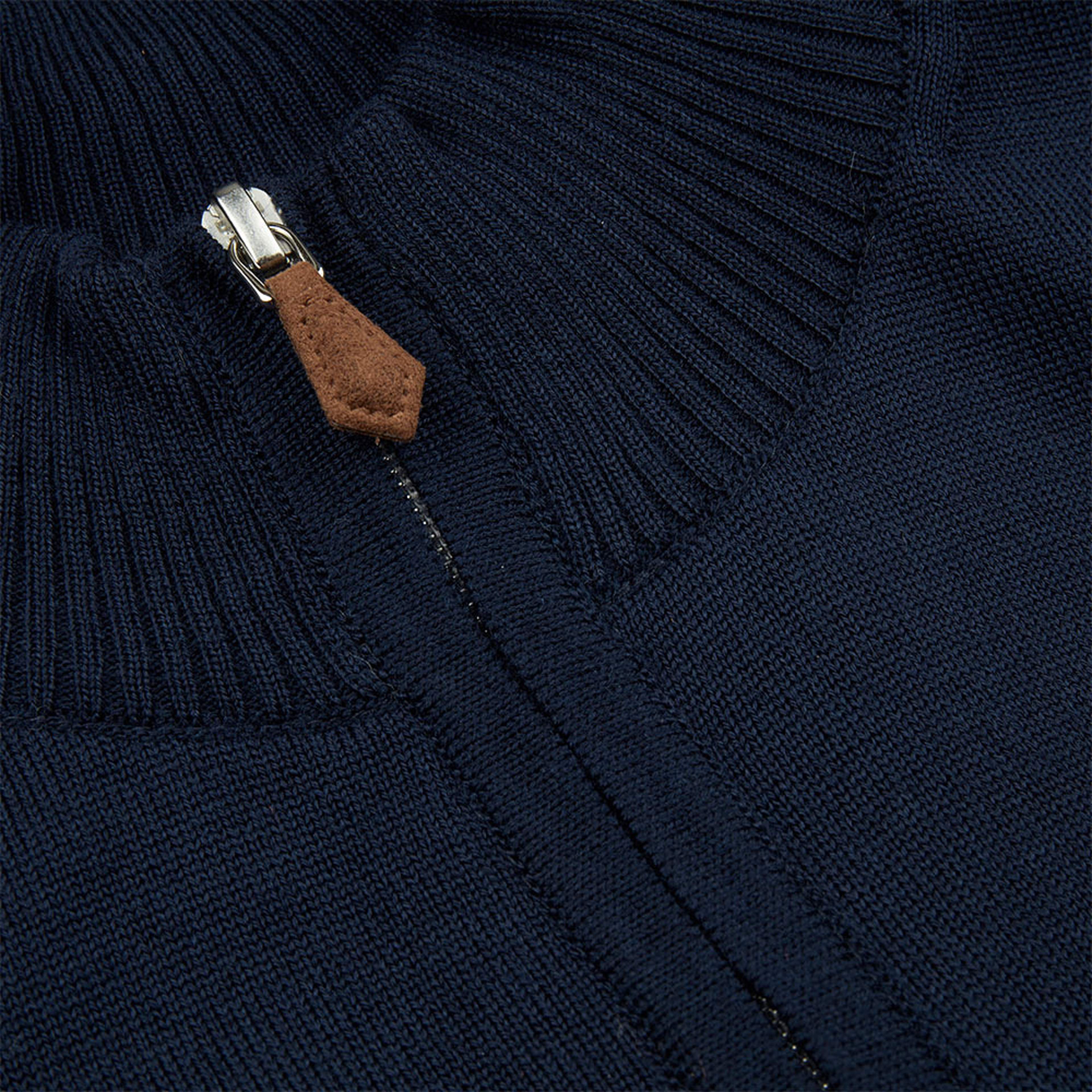 Knitwear Merino Wool Zip Cardigan
