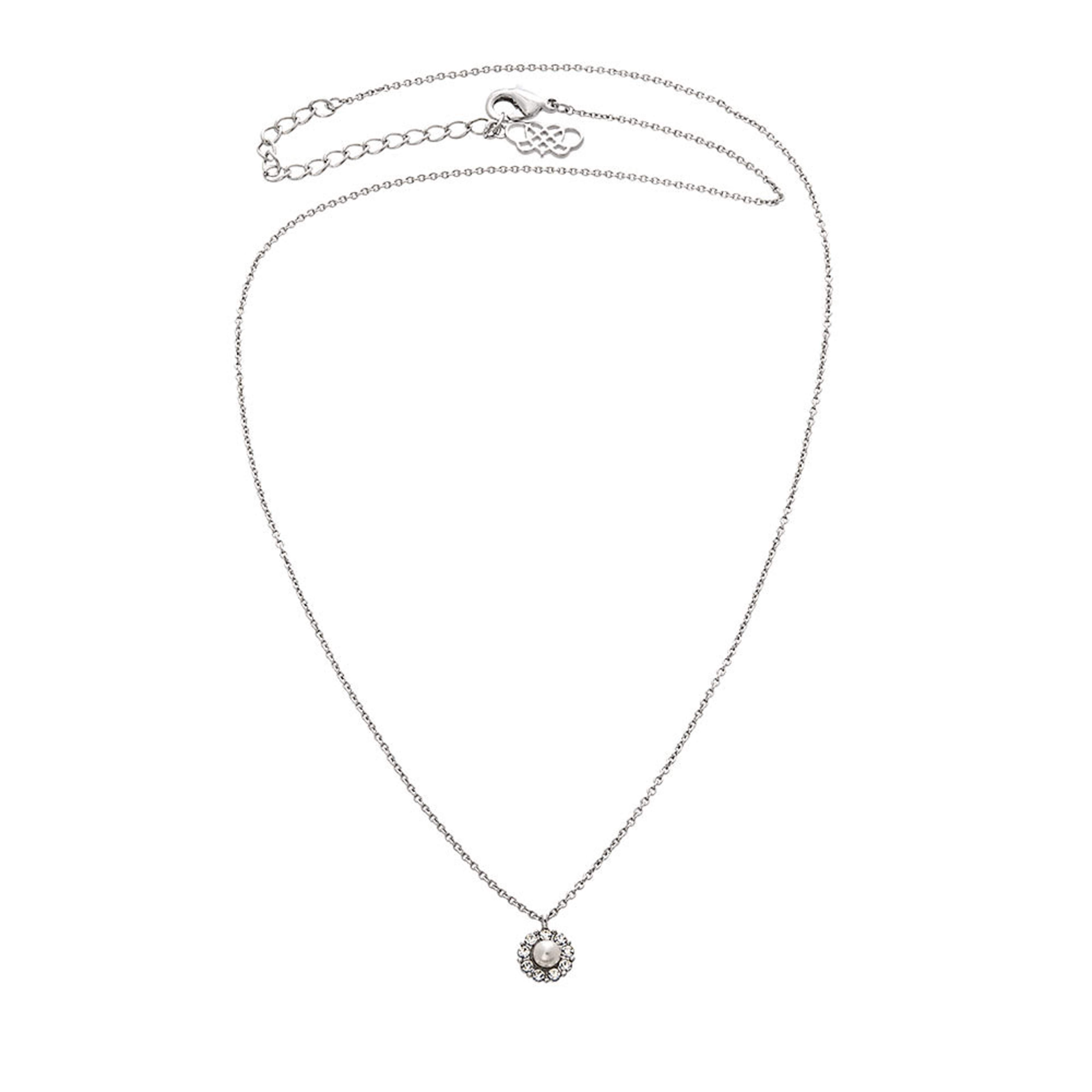 Petite Miss Sofia Pearl Necklace - Crystal