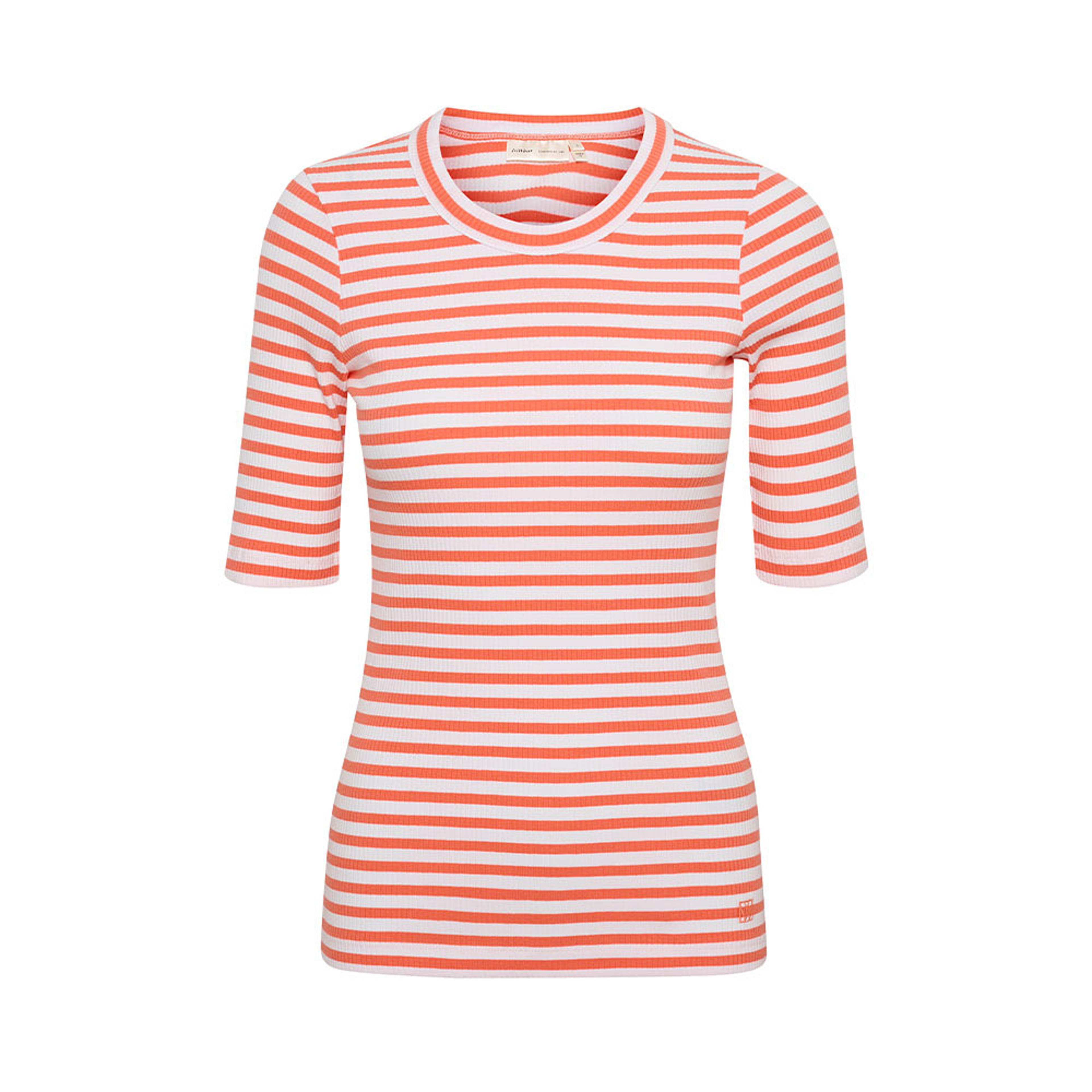 DagnaIW T-Shirt, från Inwear, i färgen Pure White / Summer Sorbet. Klicka för att öppna bilden i stort format