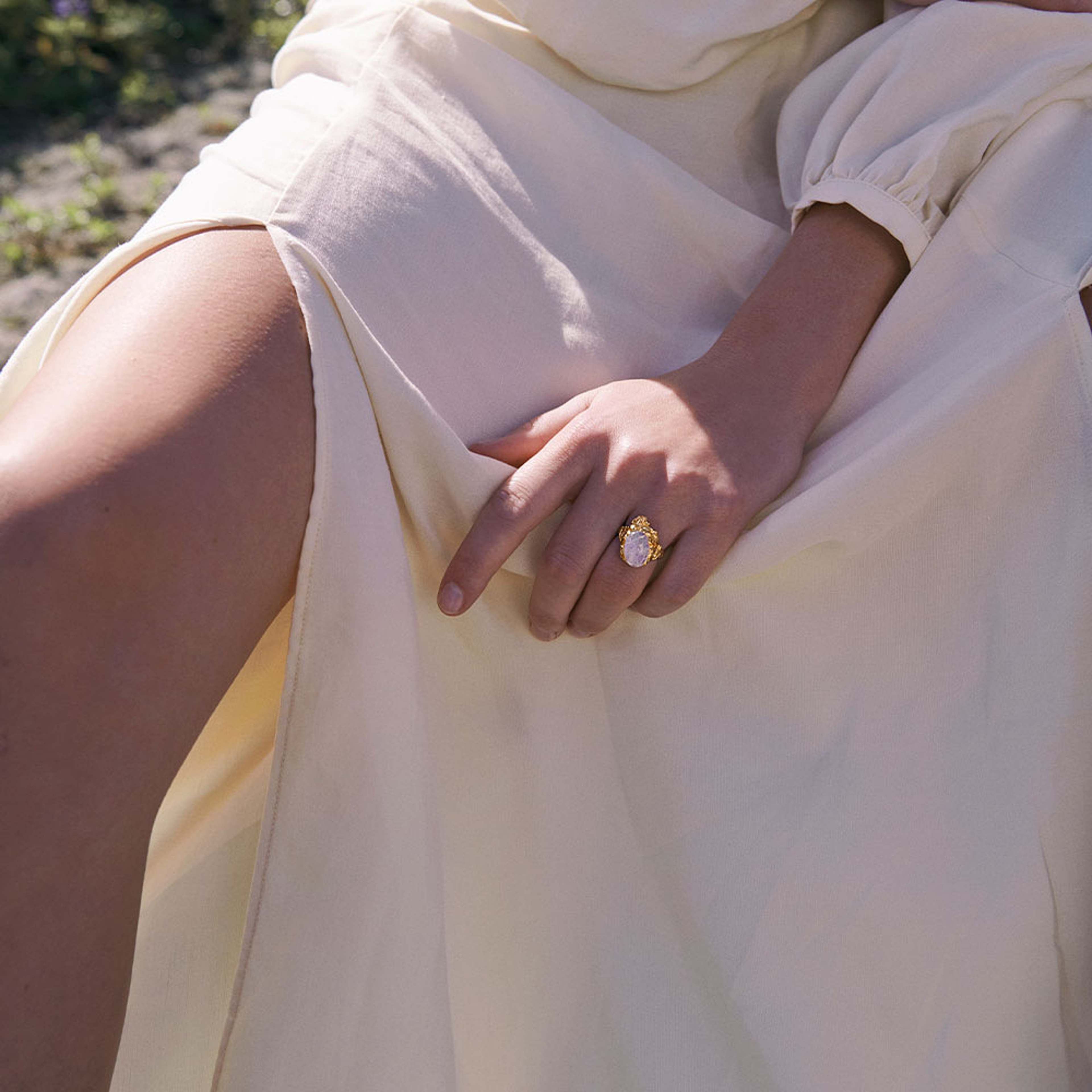 Goddess Ring Moonstone