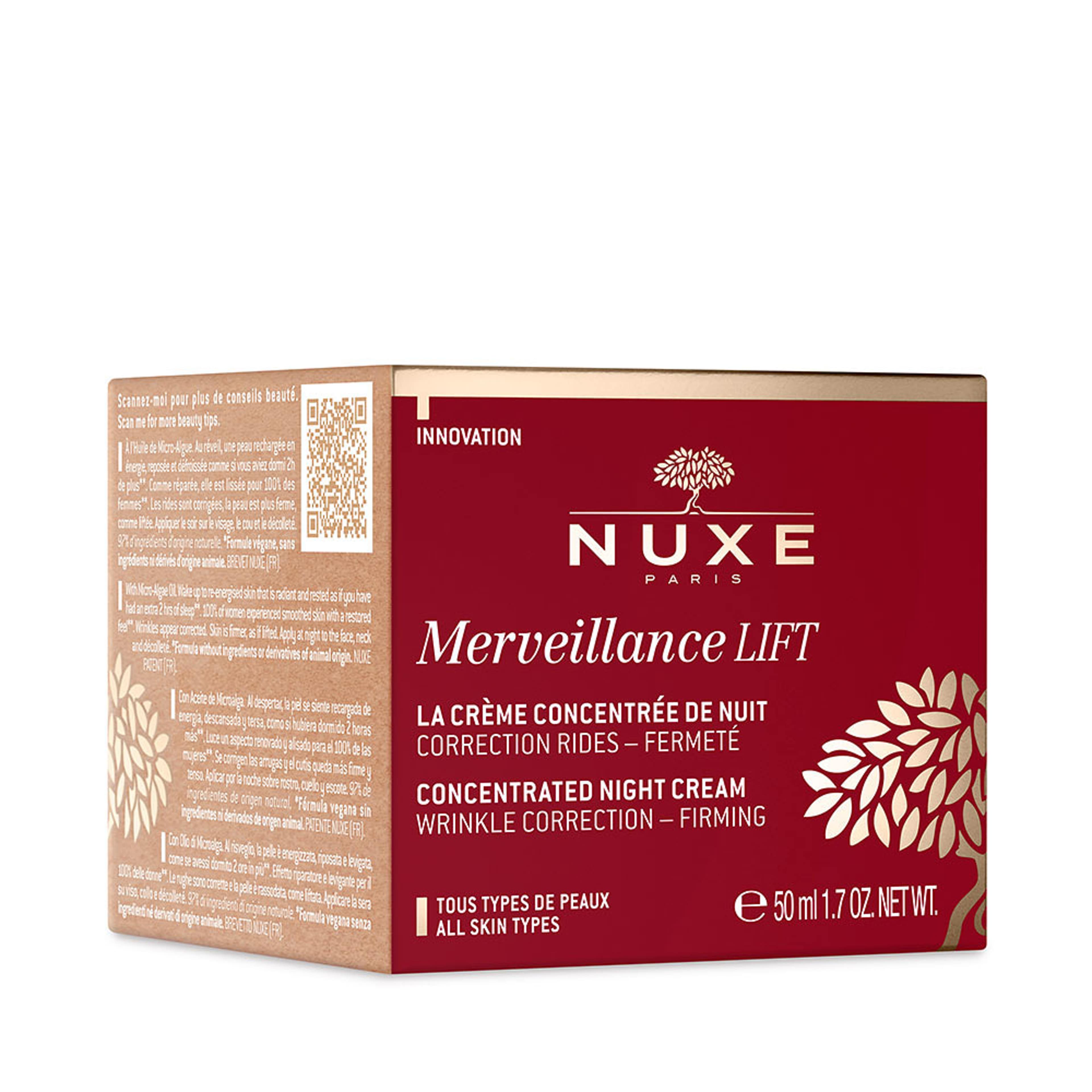 Merveillance LIFT – Concentrated Night Cream, från NUXE. Klicka för att öppna bilden i stort format