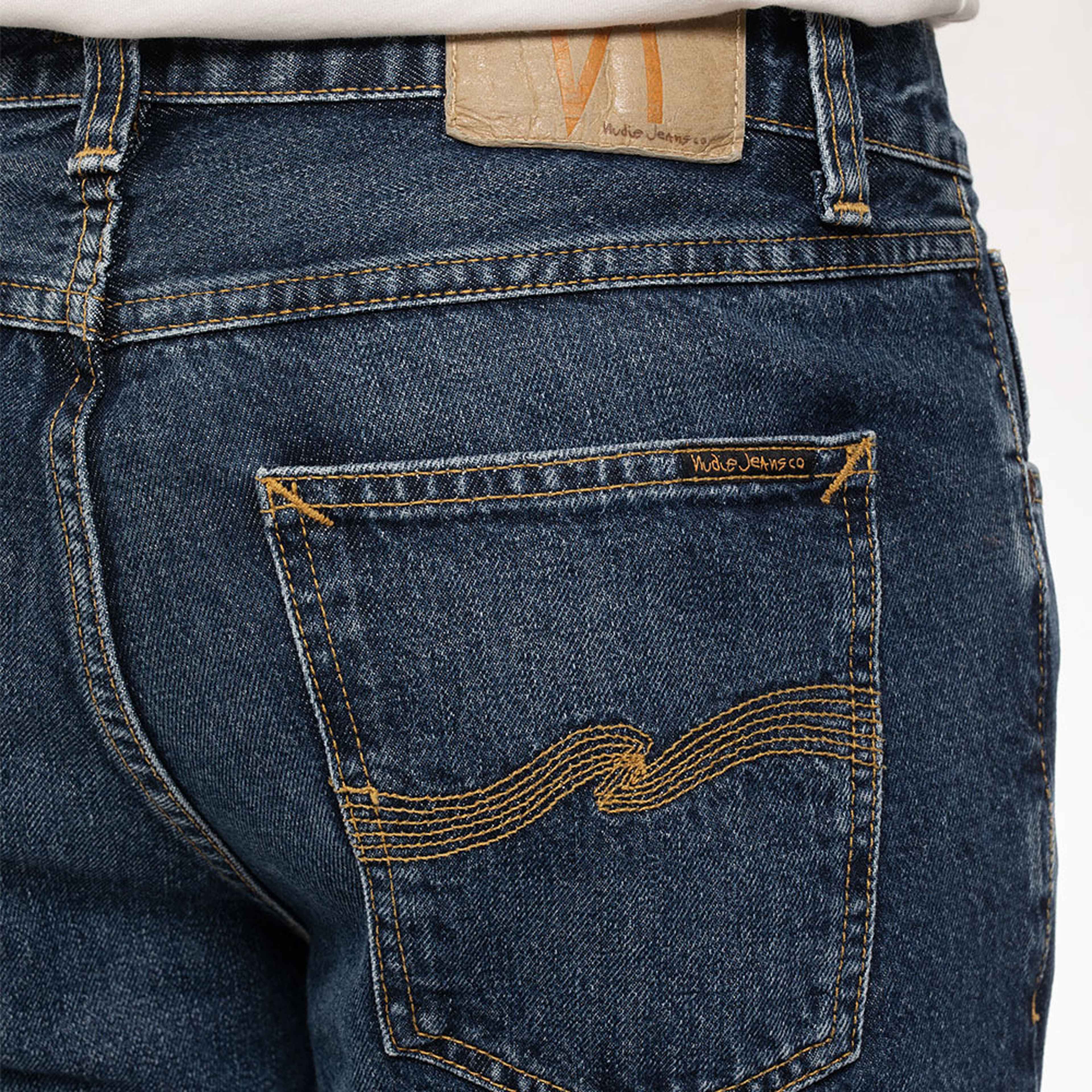 Gritty Jackson Jeans, från Nudie Jeans, i färgen Blue Slate. Klicka för att öppna bilden i stort format