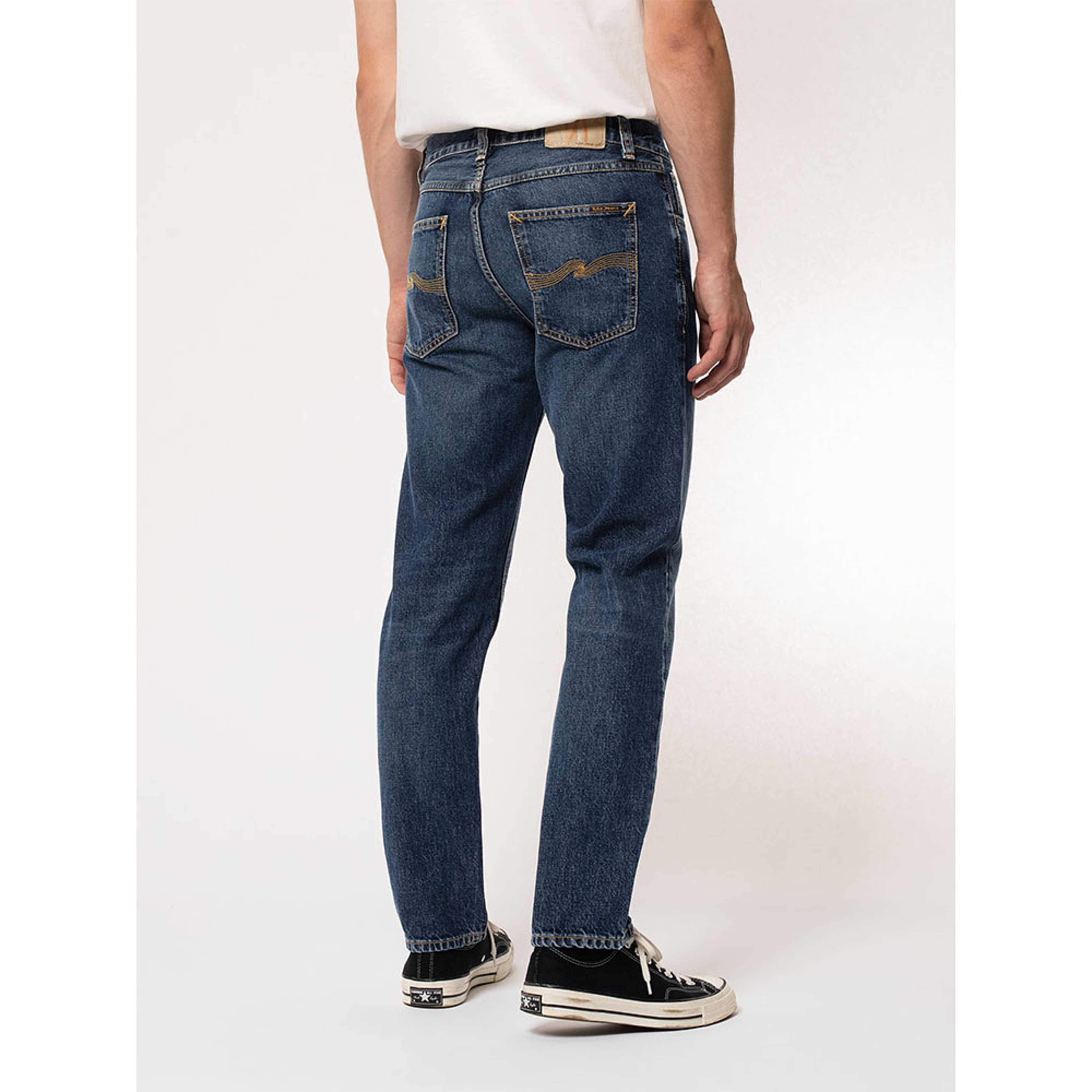 Gritty Jackson Jeans, från Nudie Jeans, i färgen Blue Slate. Klicka för att öppna bilden i stort format