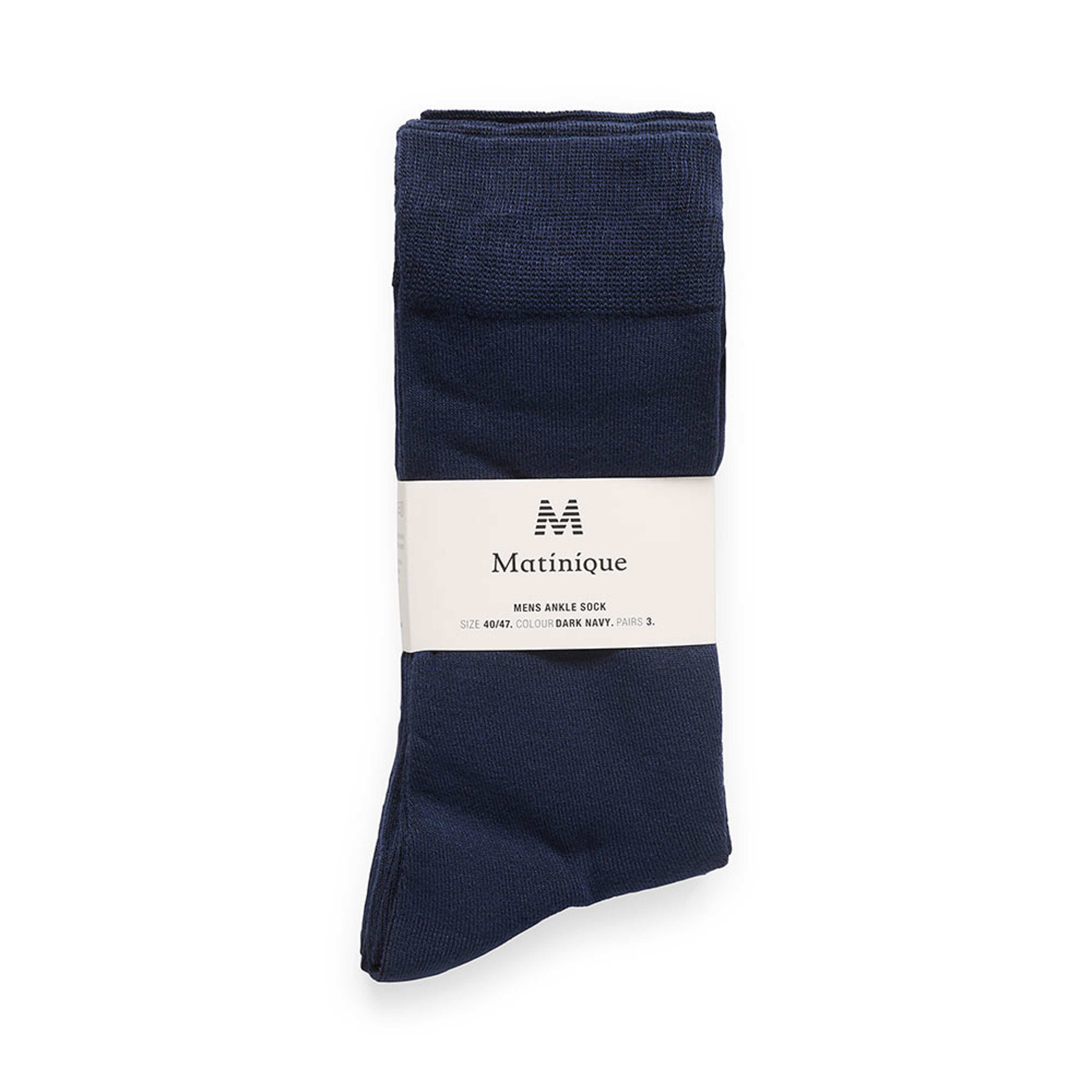 Socks 3-Pack; Matinique Socks