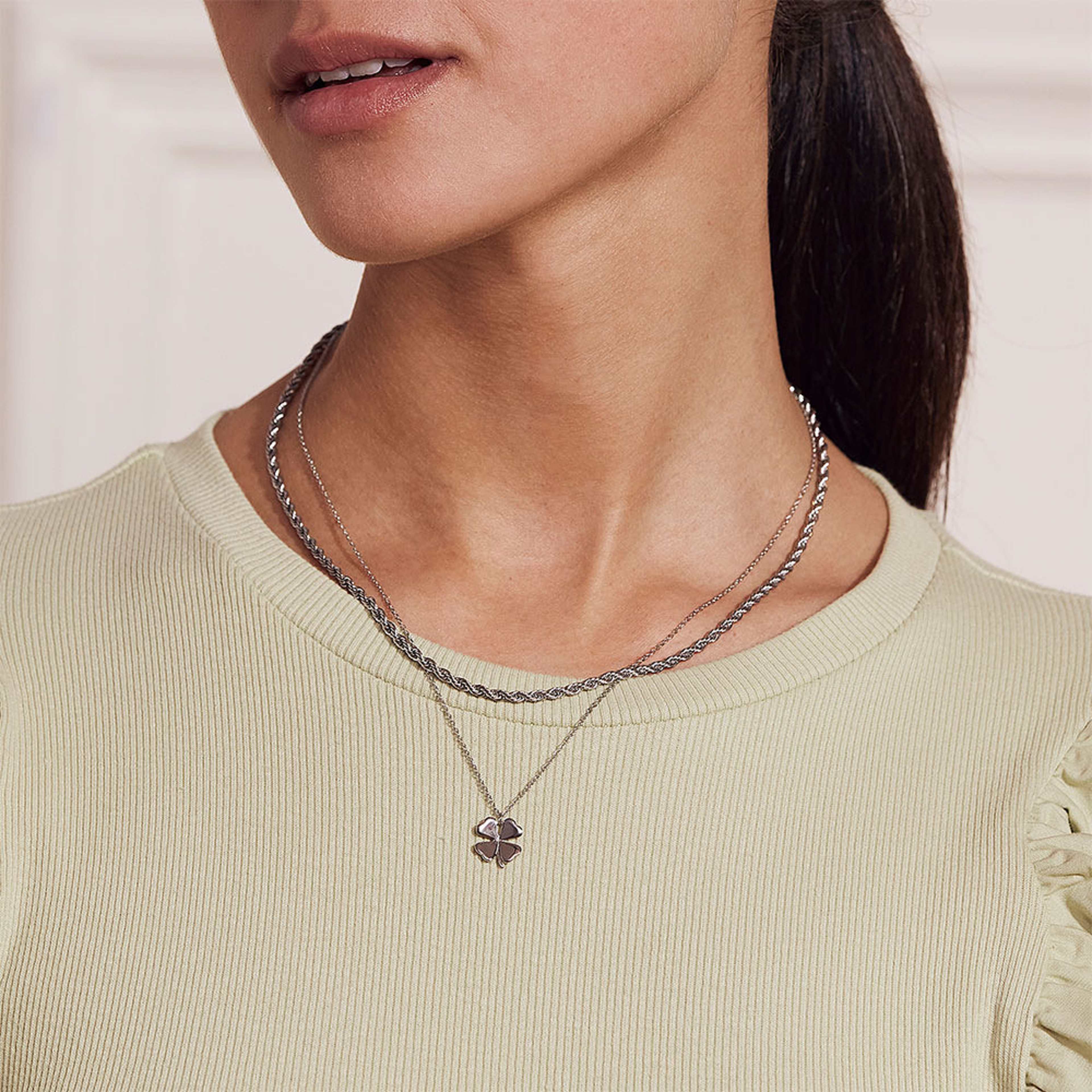 Lucky Necklace Steel