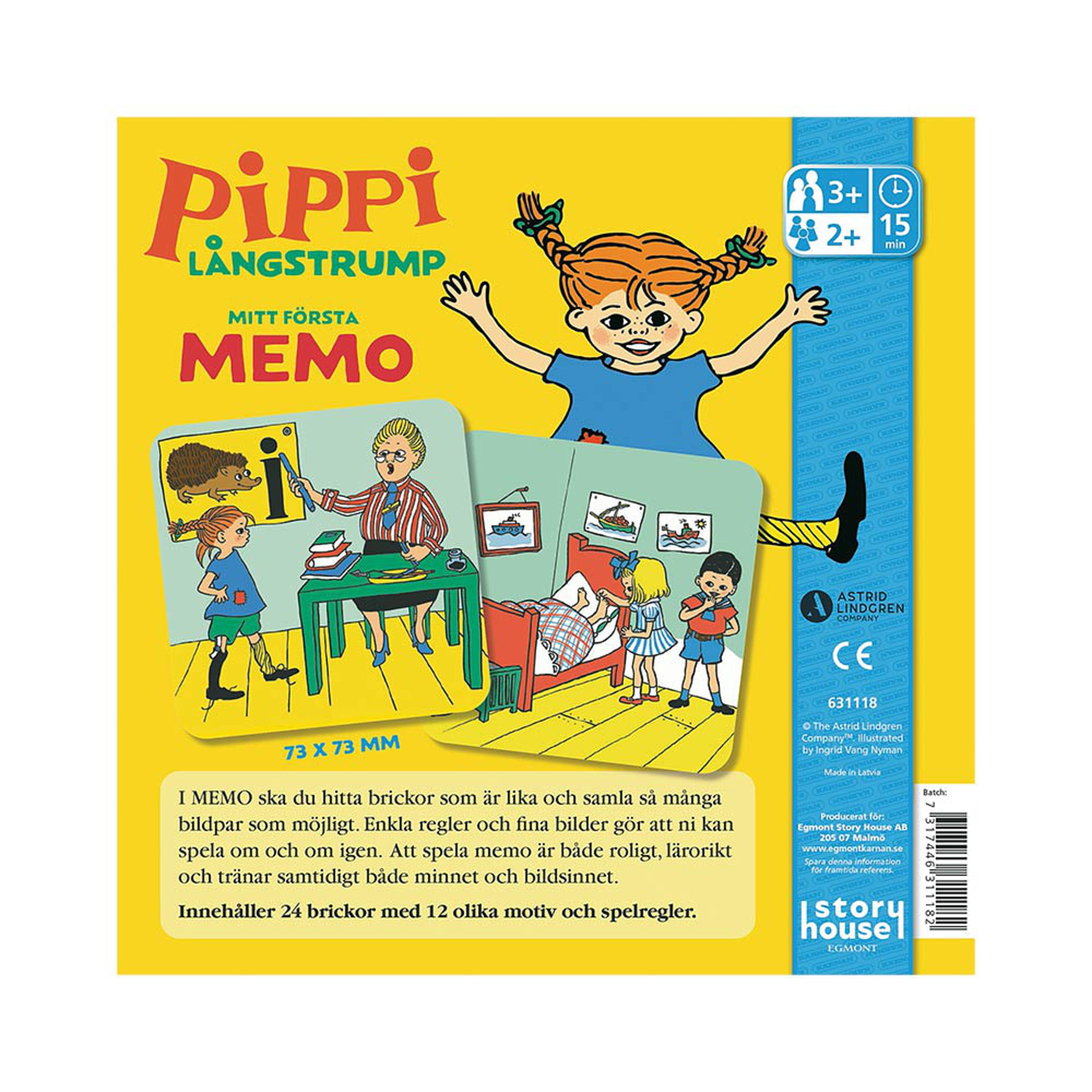 Pippi Långstrump memo