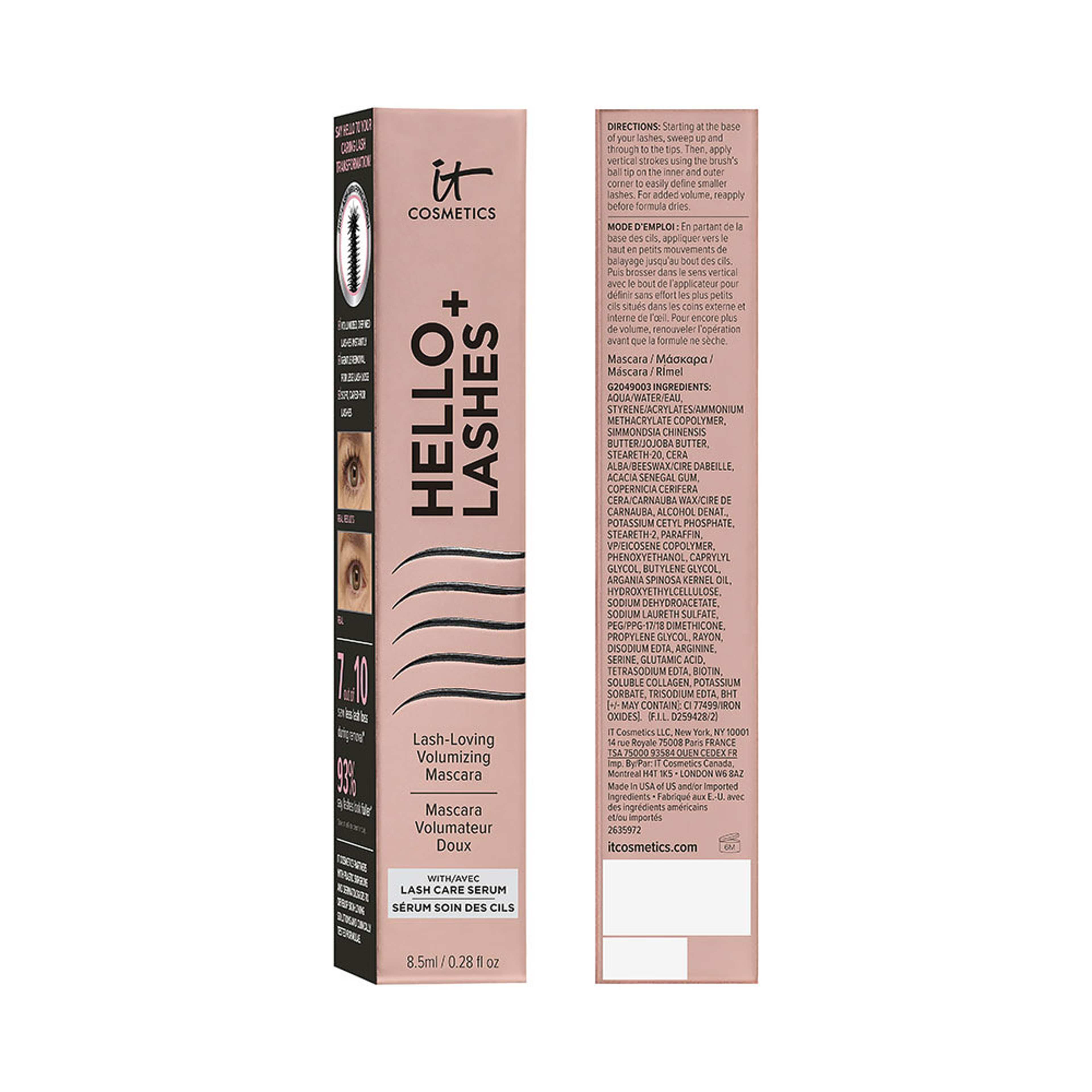 Hello Lashes+ Washable Waterproof Mascara