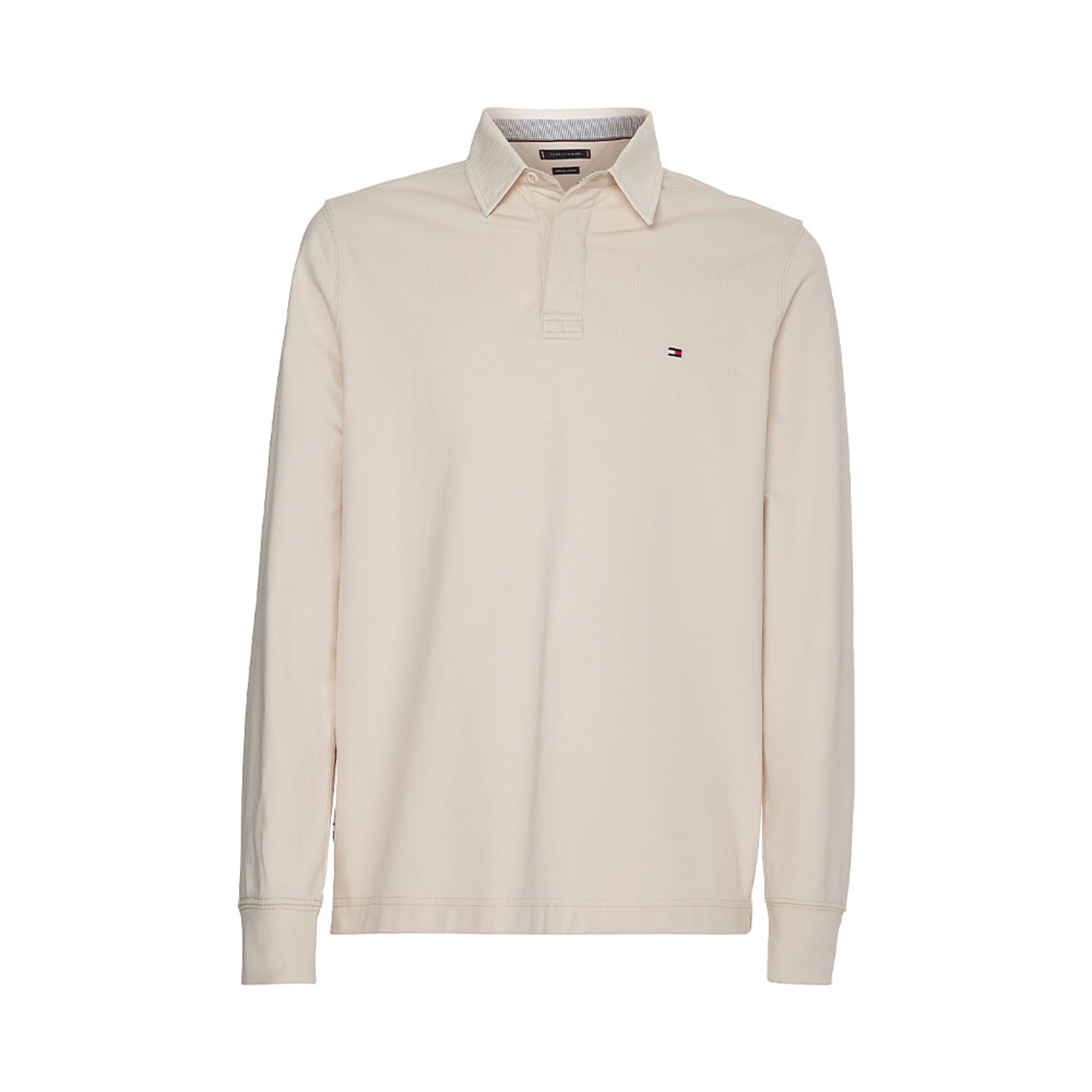 1985 Rugby Shirt, från Tommy Hilfiger, i färgen Feather White. Klicka för att öppna bilden i stort format