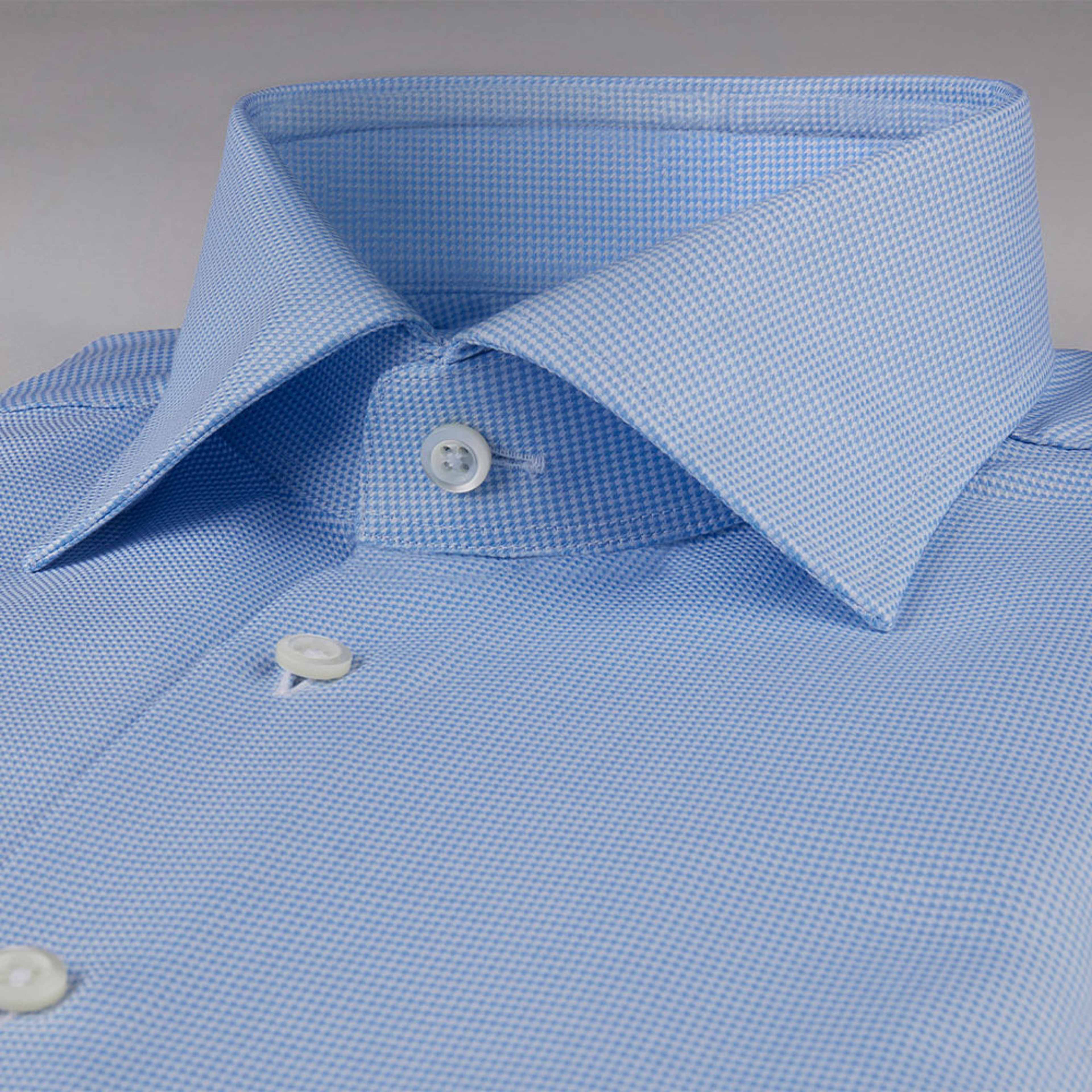 Shirt Houndstooth Blue