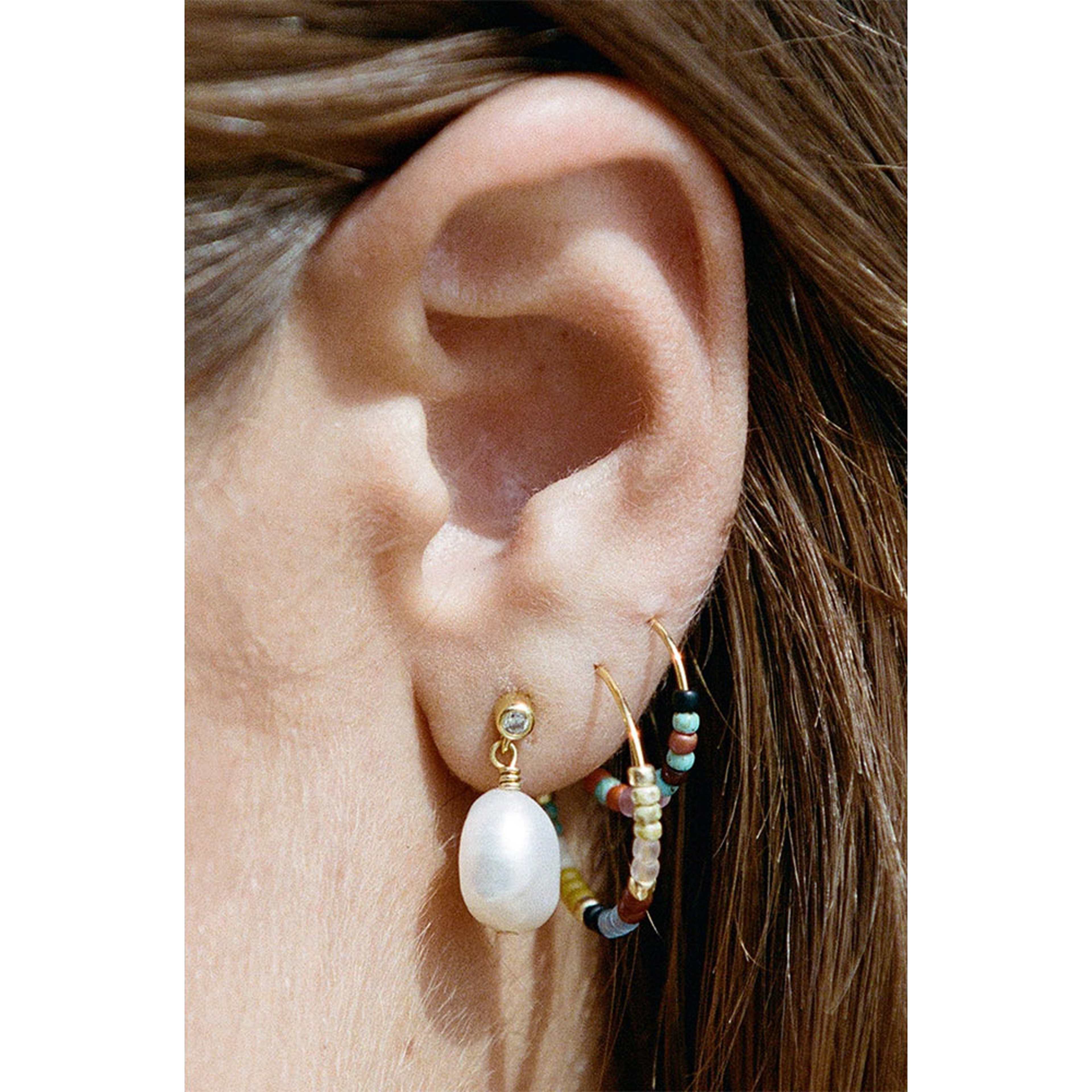 Maya Beach Hoop Earring