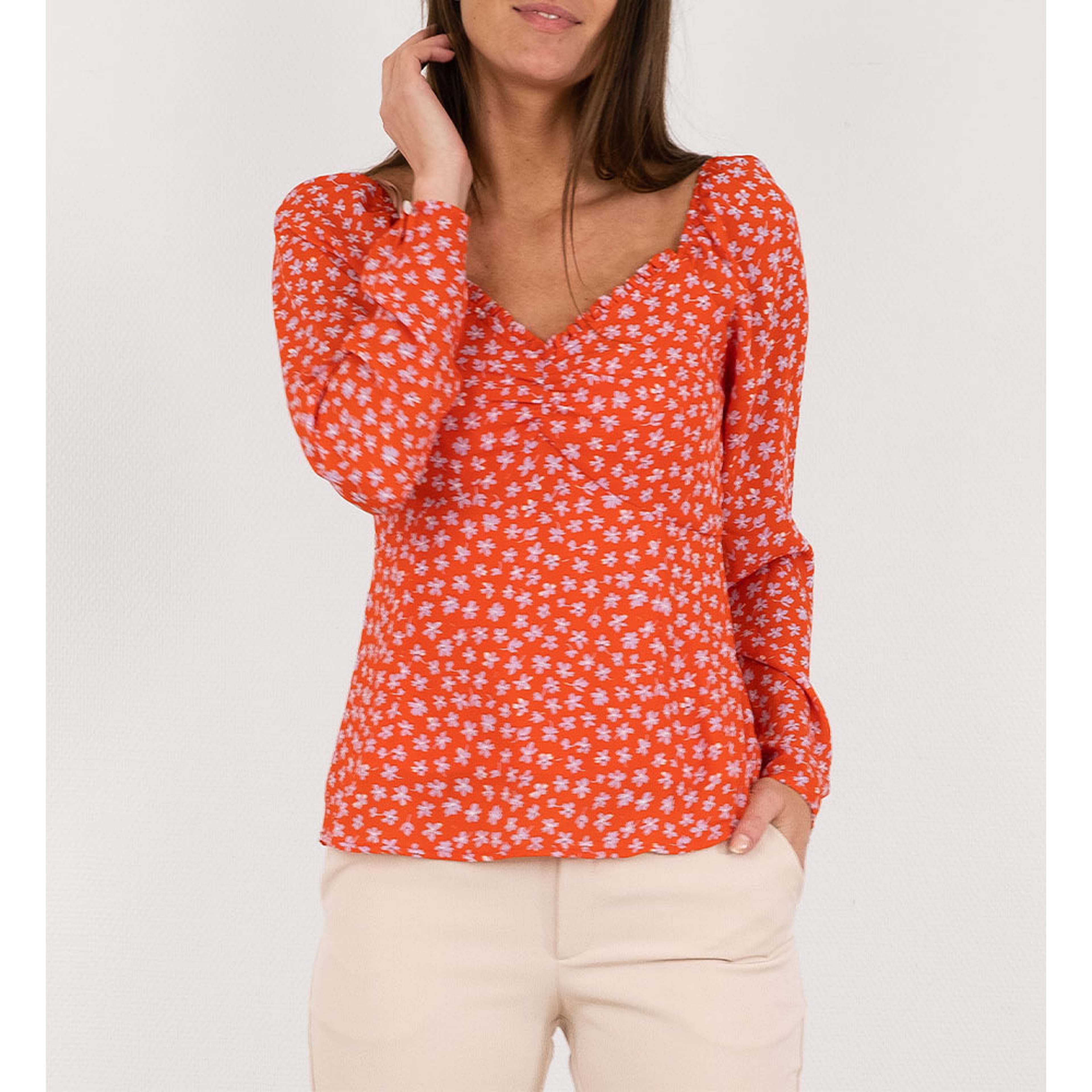 Ricki Bright Flower Blouse
