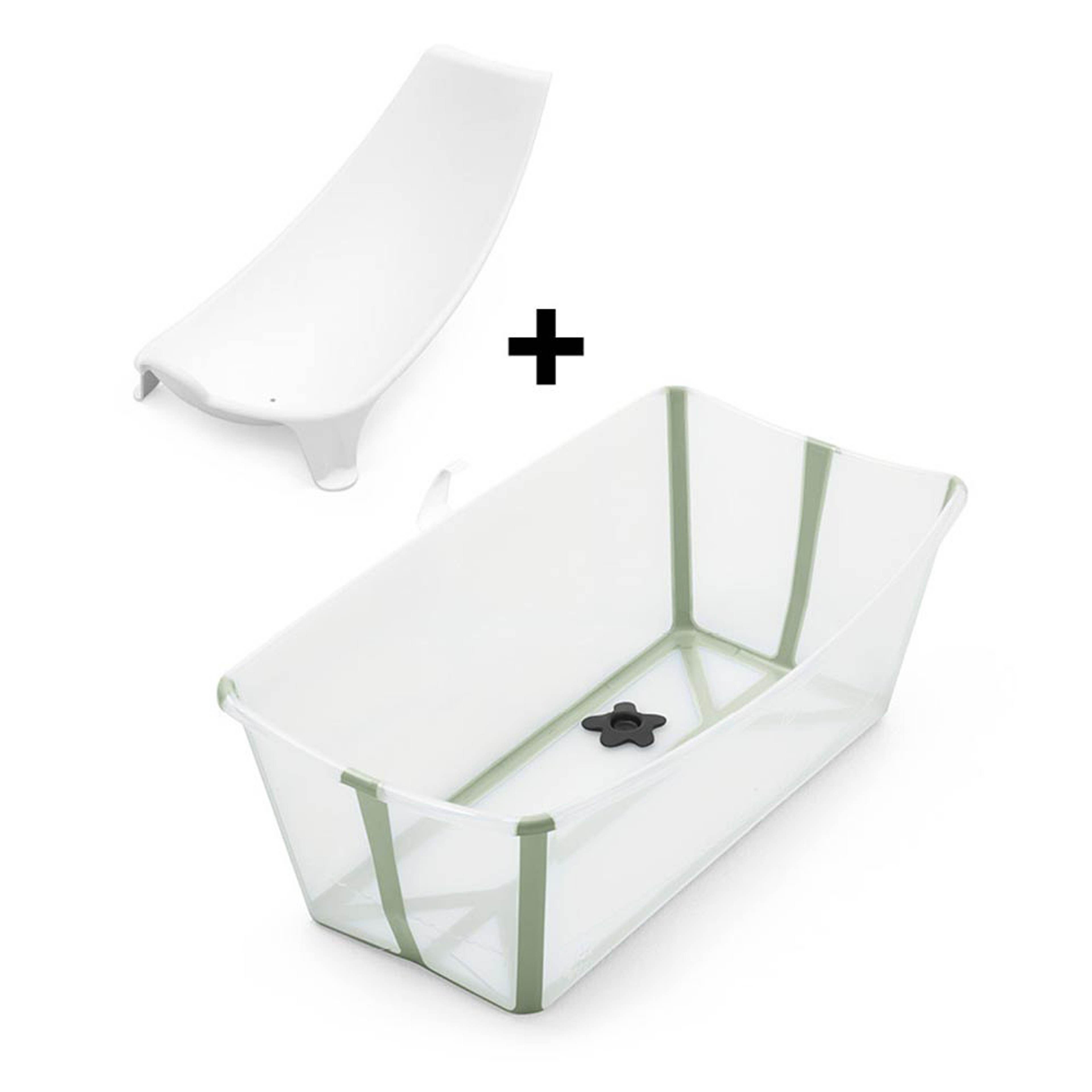 Flexi Bath® Paket, från STOKKE, i färgen Transparent Green. Klicka för att öppna bilden i stort format