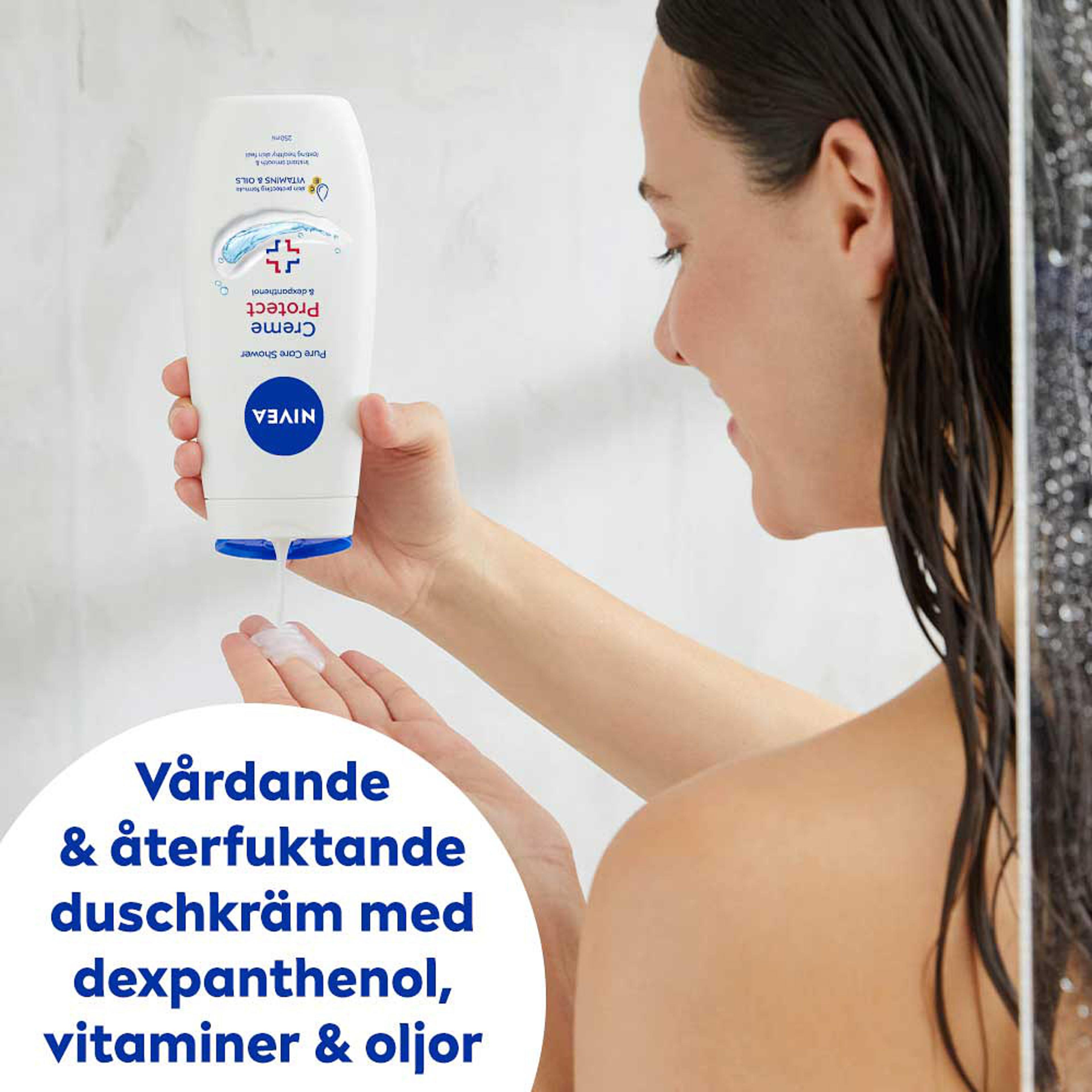 Duschkräm Creme & Protect, från NIVEA. Klicka för att öppna bilden i stort format