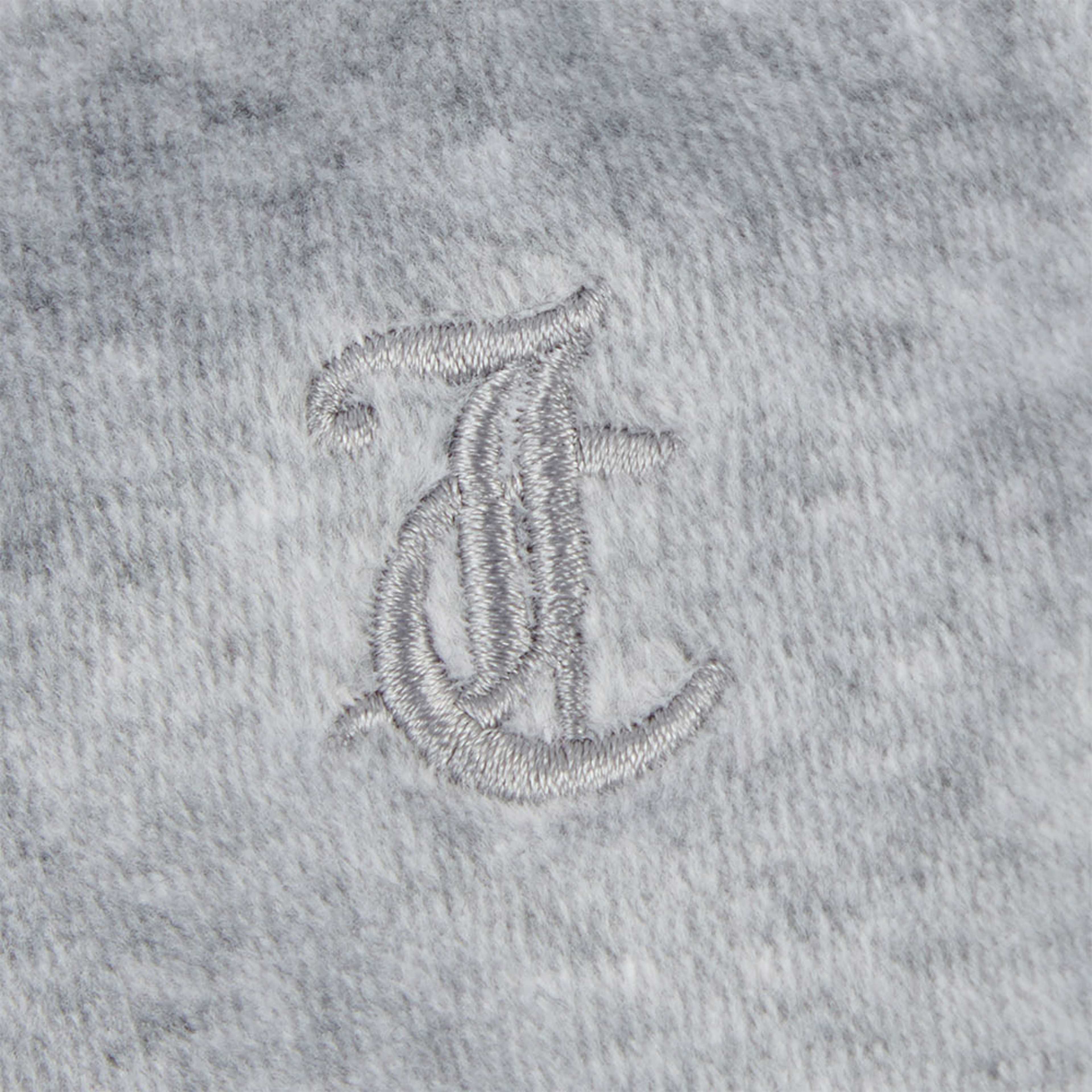Zip Hoodie Tonal Embro Velour