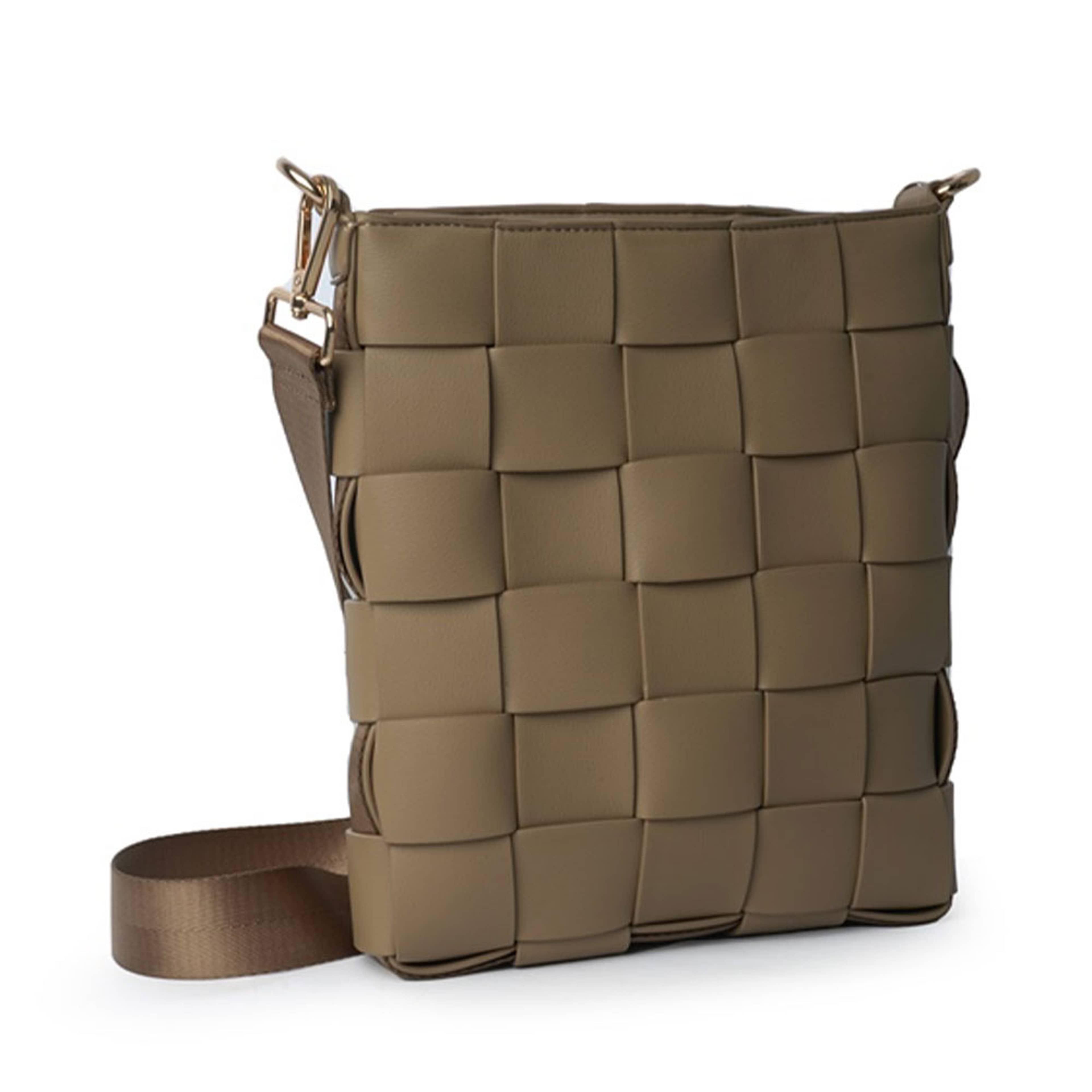 Braided Strap Bag Taupe
