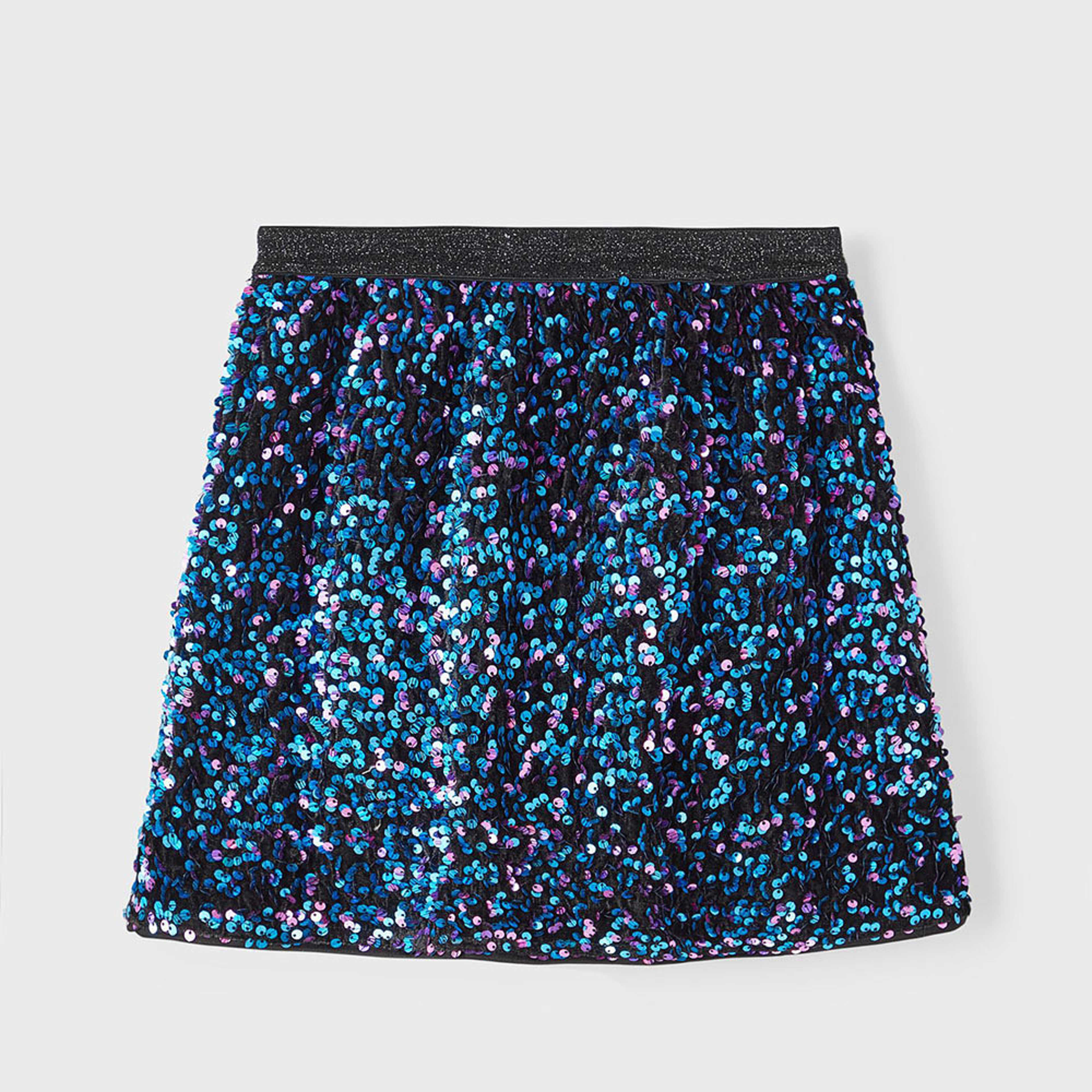 NKFRUNICA SKIRT, från Name It, i färgen Black. Klicka för att öppna bilden i stort format