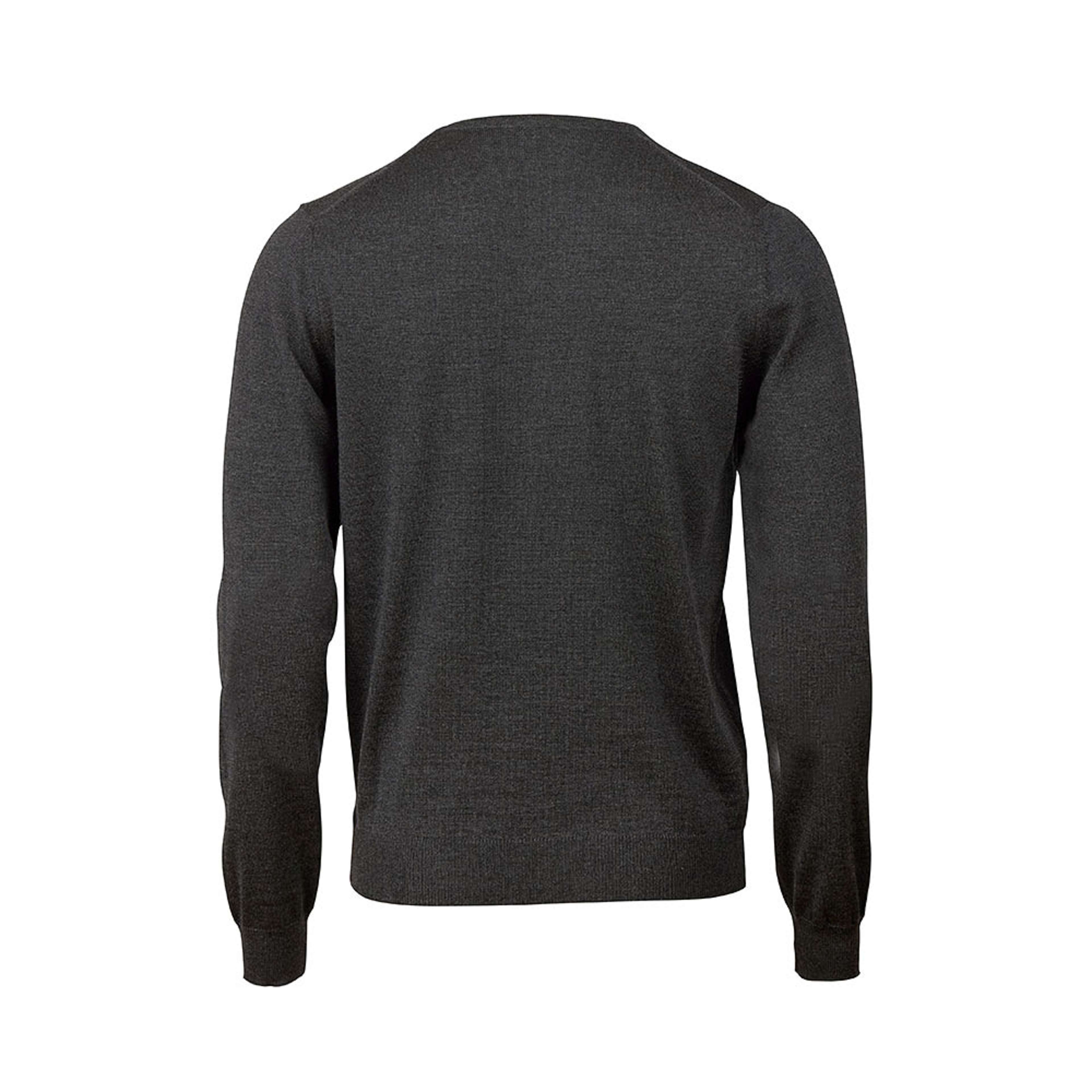 Blue Merino Crew Neck