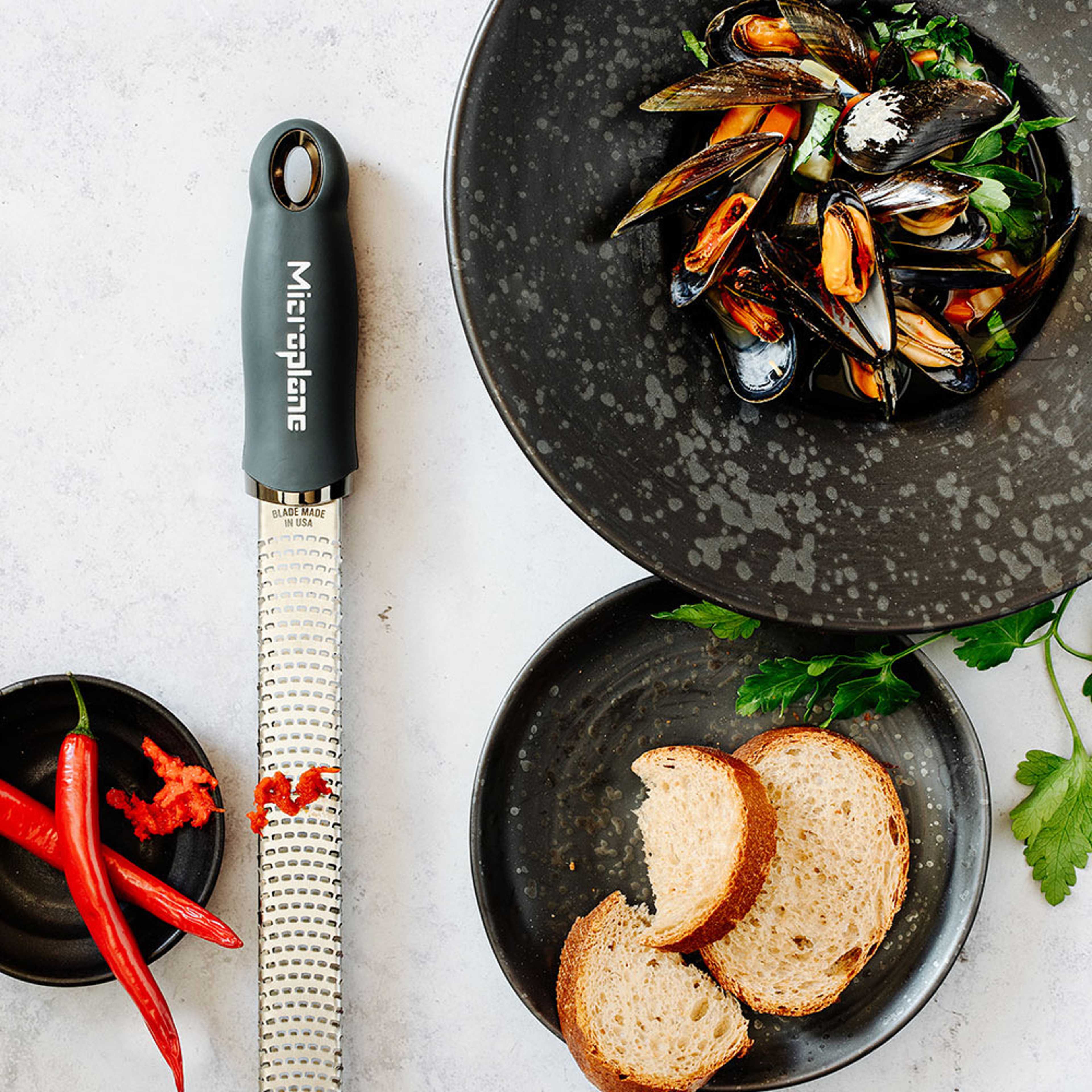 Microplane Premium Classic Zester, Antracitgrå
