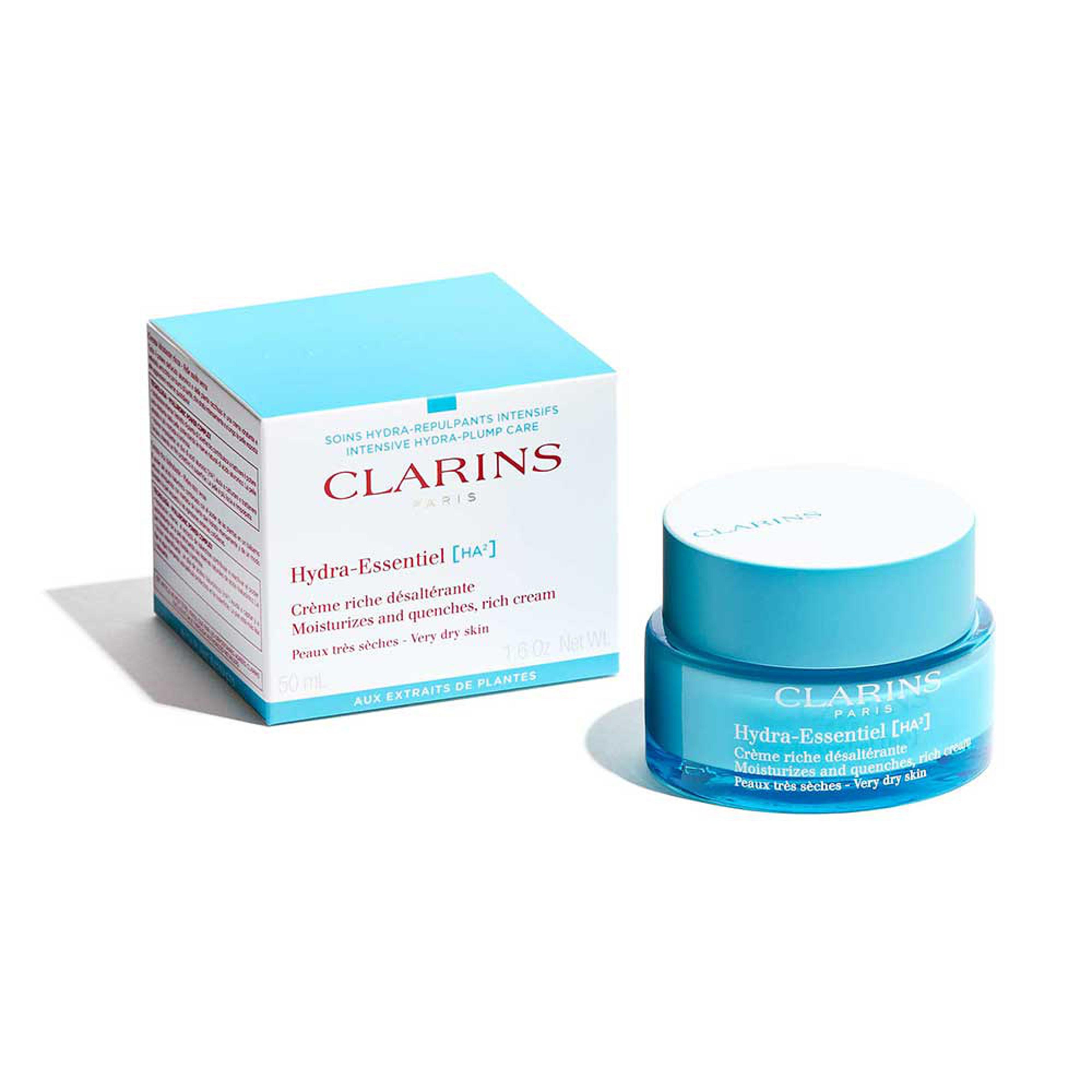 Clarins Hydra-Essentiel Moisturizes and quenches, rich cream Very dry skin