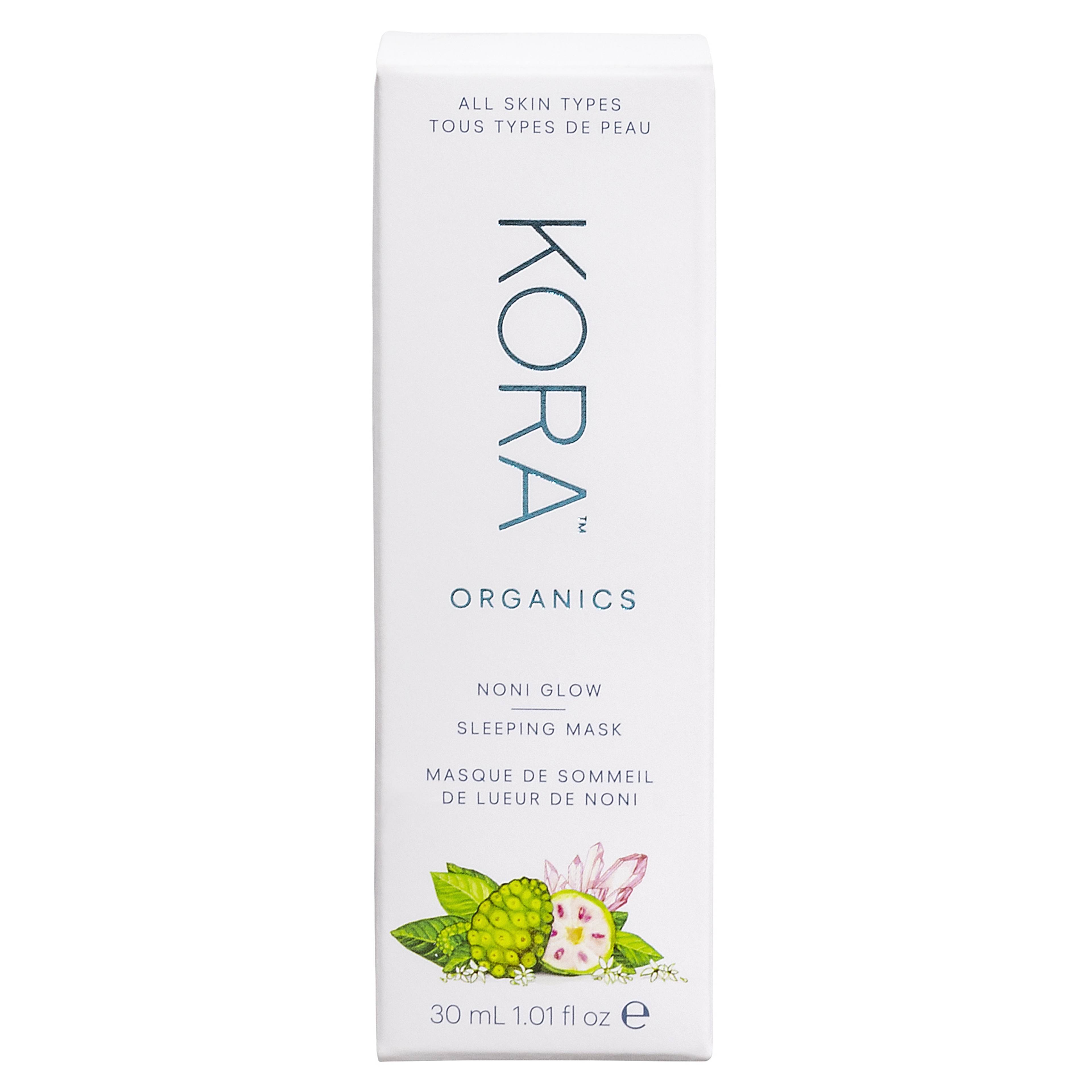 Noni Glow Sleeping Mask, från KORA Organics. Klicka för att öppna bilden i stort format