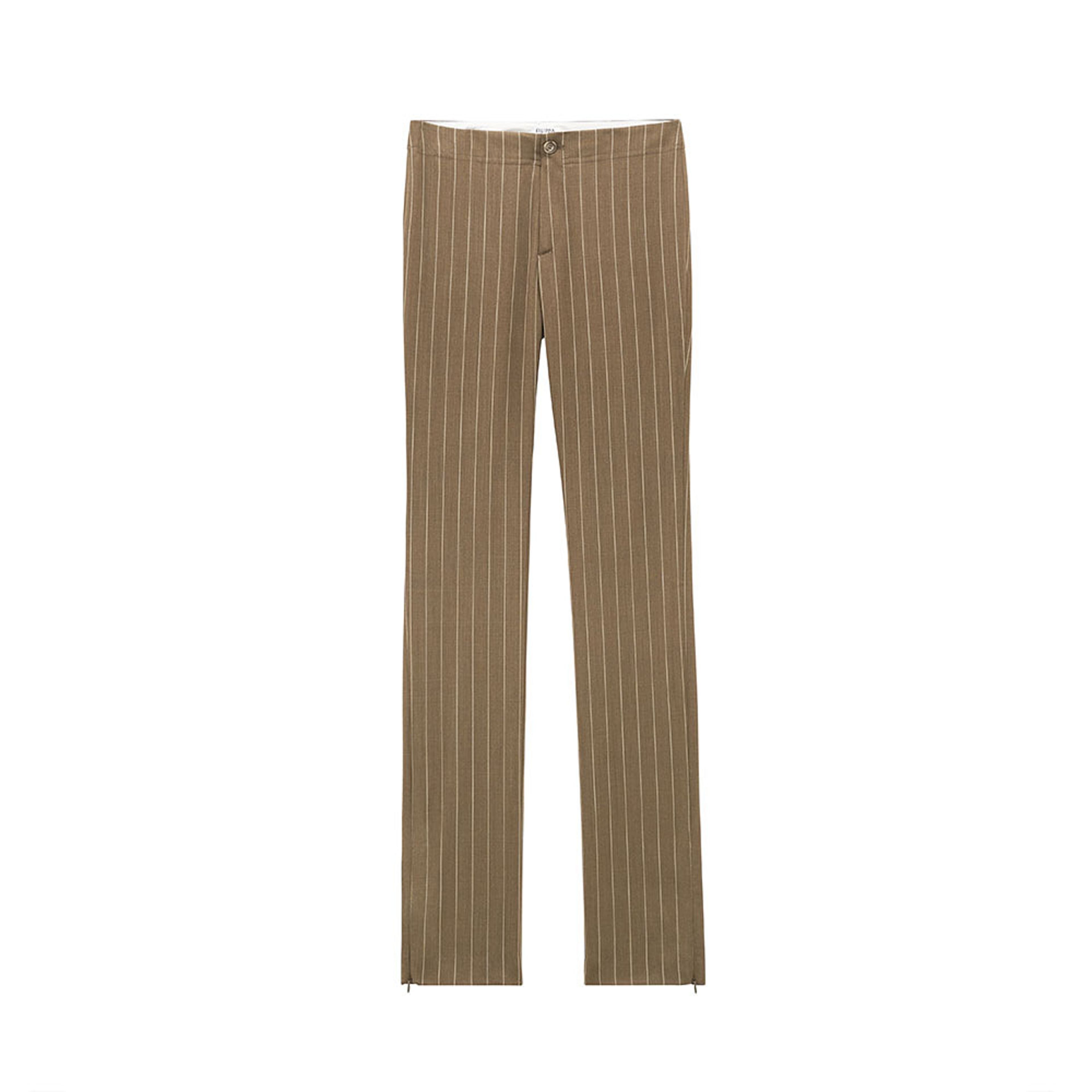 Slim Pinstripe Trousers, från Filippa K, i färgen Hazel/Beig. Klicka för att öppna bilden i stort format