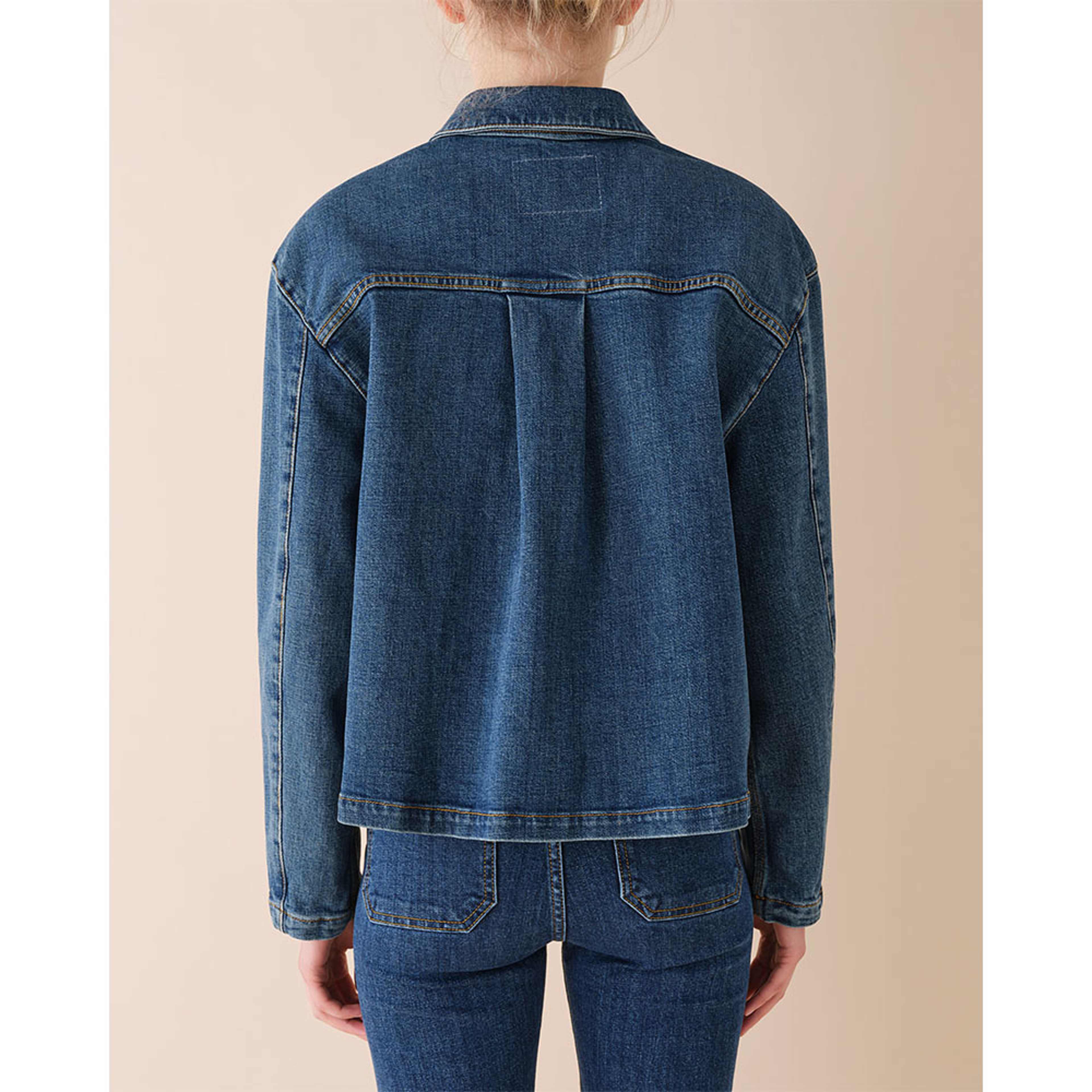 Aya Worker Jacket, från Jeanerica, i färgen Vintage 62. Klicka för att öppna bilden i stort format