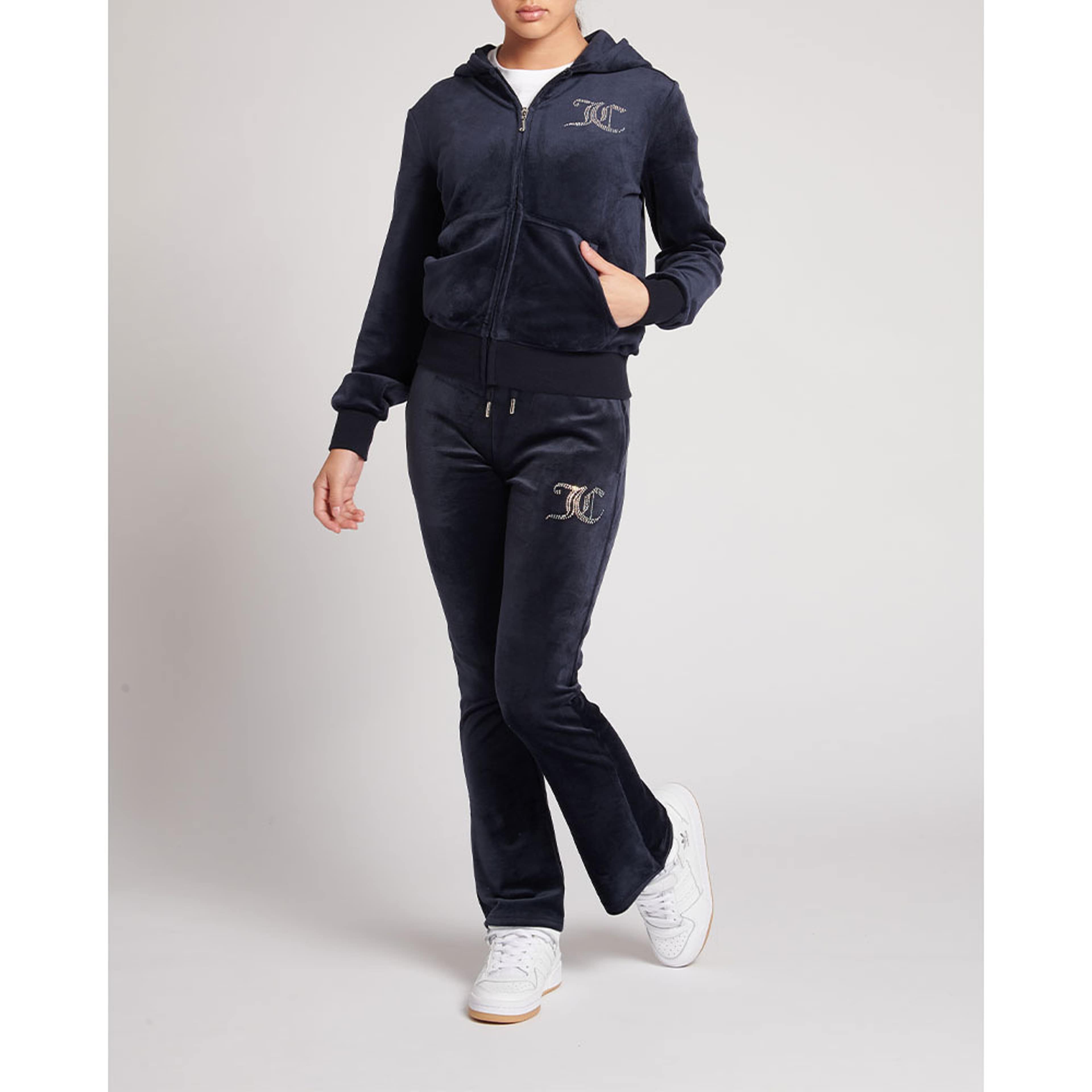 Pants Diamante Velour Bootcut