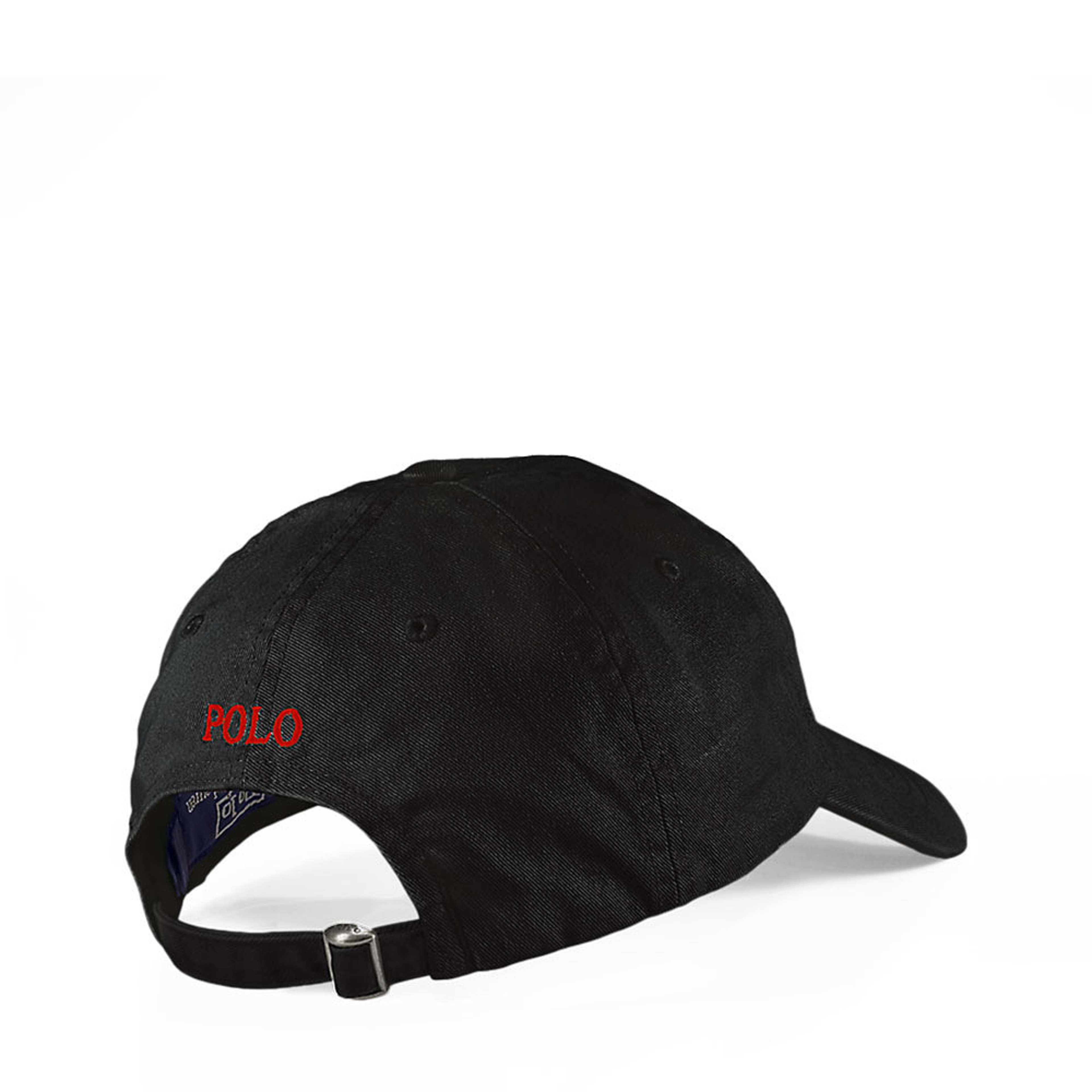 Hat Core Replen, från Ralph Lauren, i färgen Rl Black/Rl2000 Red. Klicka för att öppna bilden i stort format