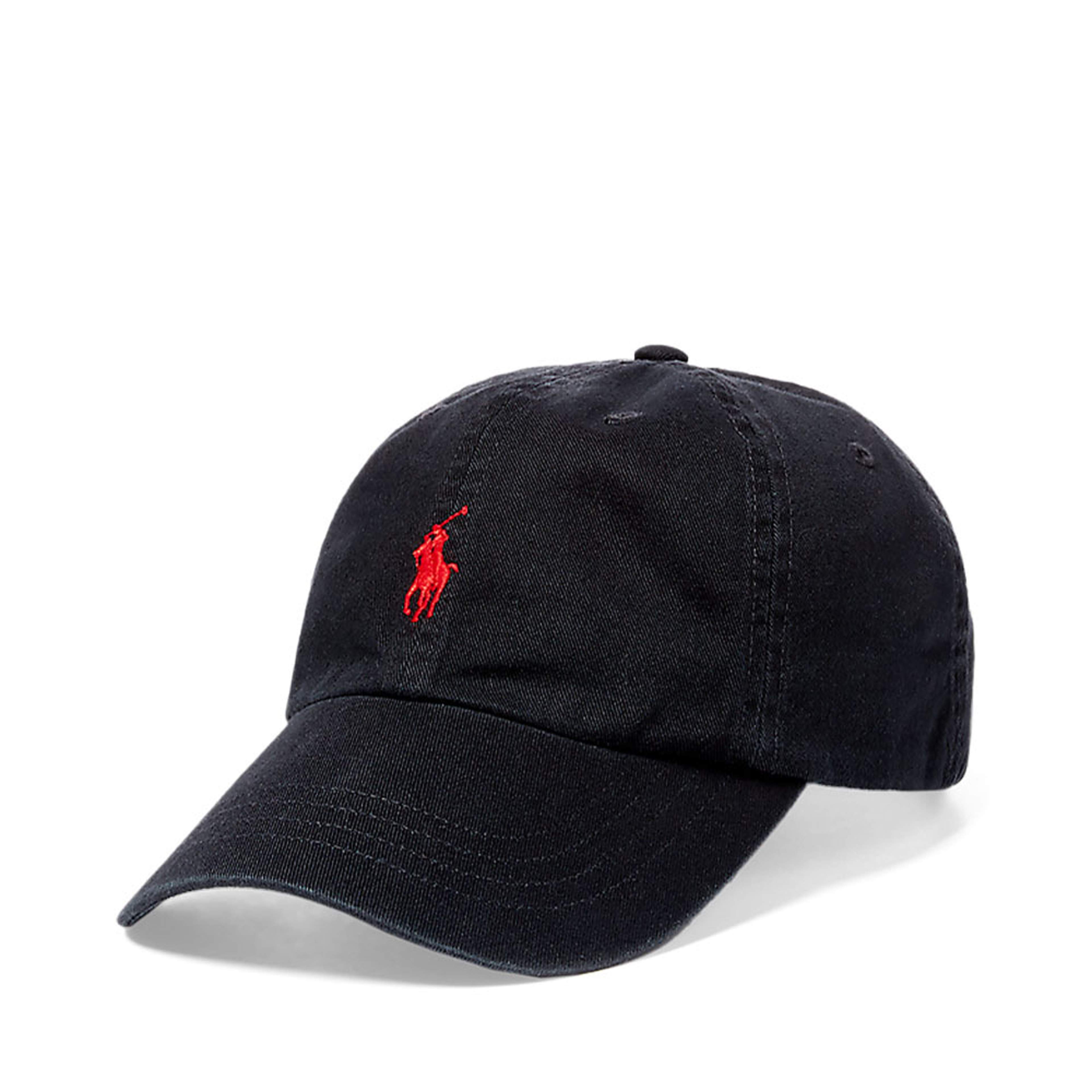 Hat Core Replen, från Ralph Lauren, i färgen Rl Black/Rl2000 Red. Klicka för att öppna bilden i stort format