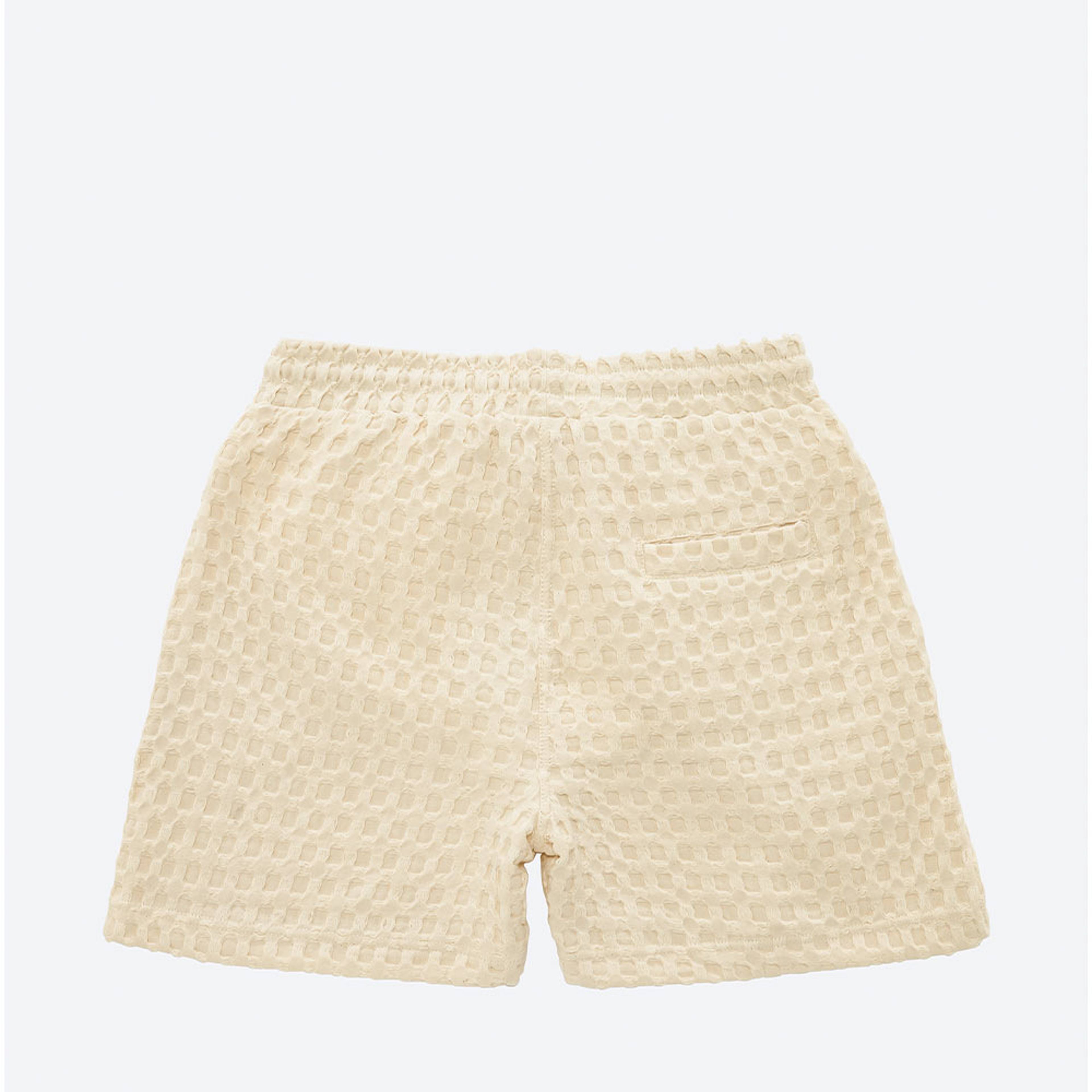 Ecru Porto Waffle Shorts