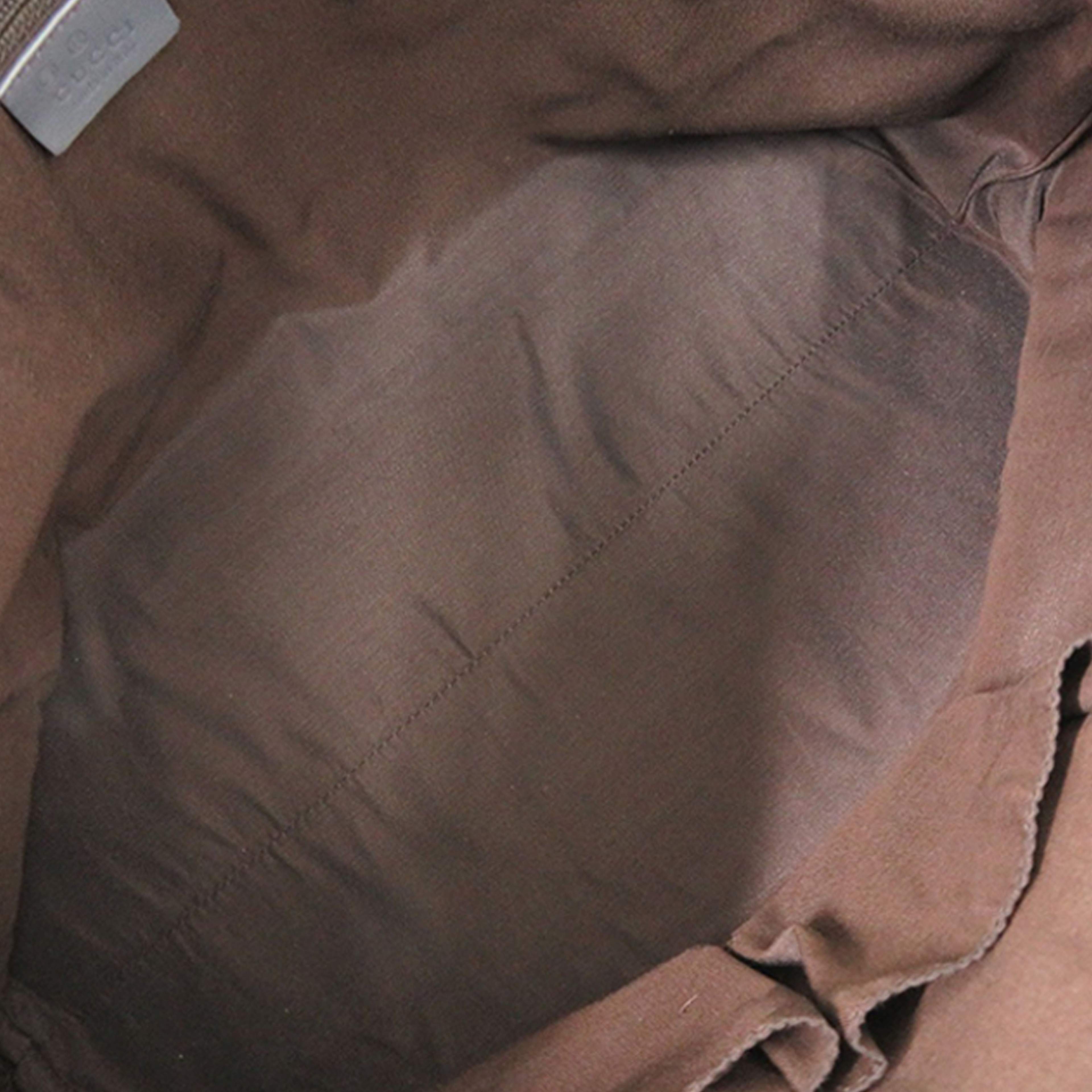 Gucci Leather Bamboo Tassel Satchel, från Luxclusif, i färgen gray. Klicka för att öppna bilden i stort format