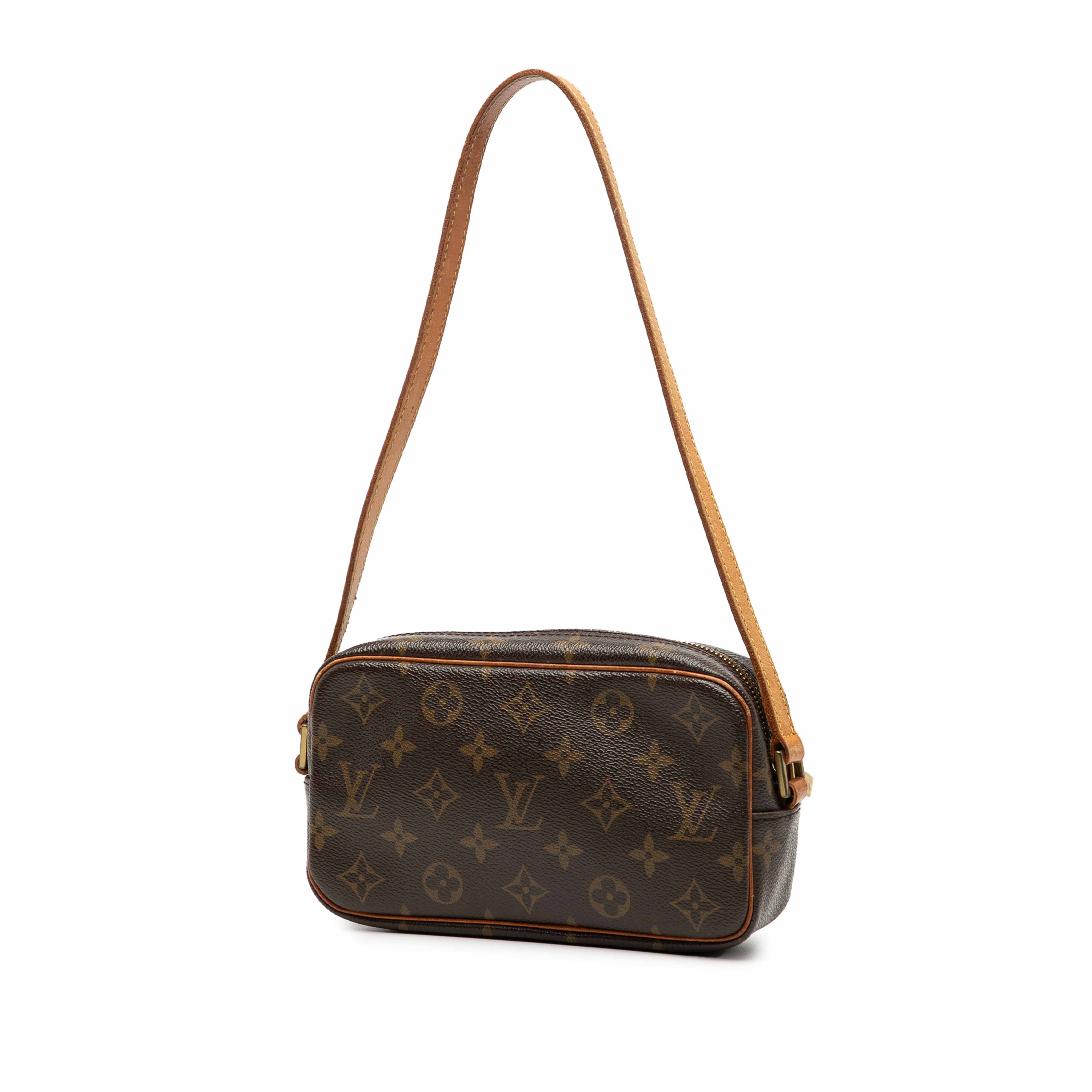 Louis Vuitton Monogram Pochette Cite, från Luxclusif, i färgen brown. Klicka för att öppna bilden i stort format