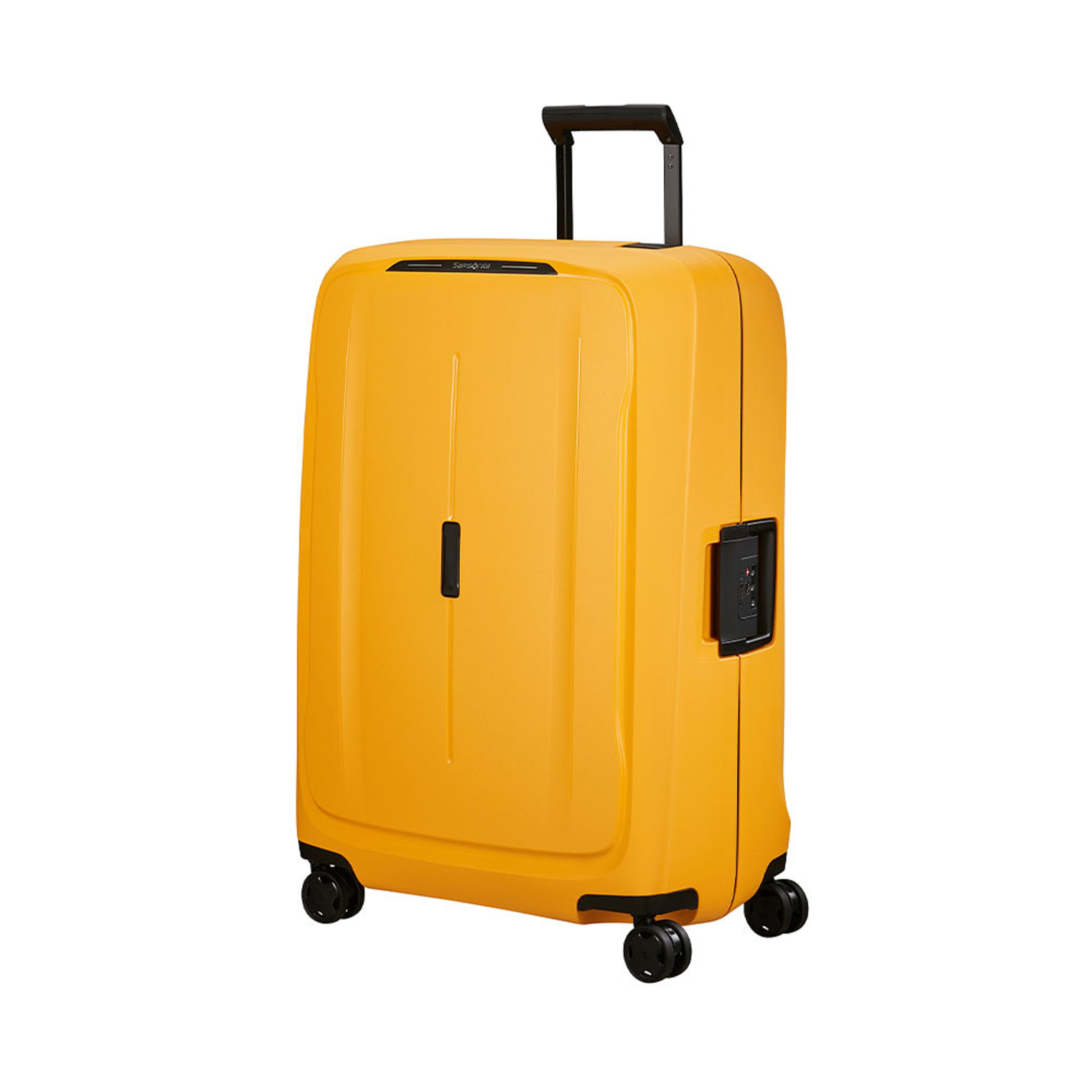 Essens Resväska med 4 hjul 75 cm, från Samsonite, i färgen Radiant Yellow. Klicka för att öppna bilden i stort format