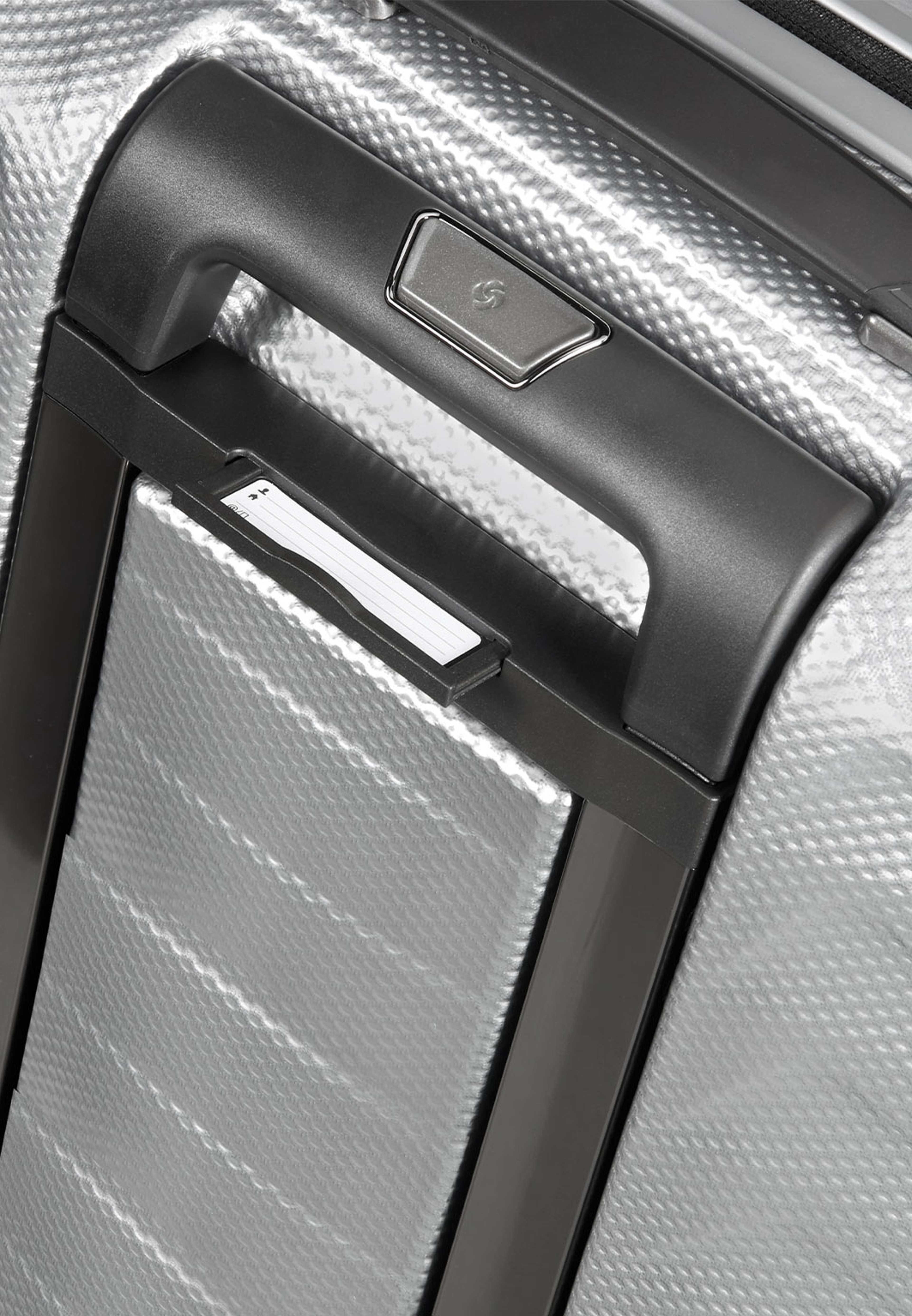 Proxis Kabinväska med 4 hjul 55 cm, från Samsonite, i färgen Silver. Klicka för att öppna bilden i stort format