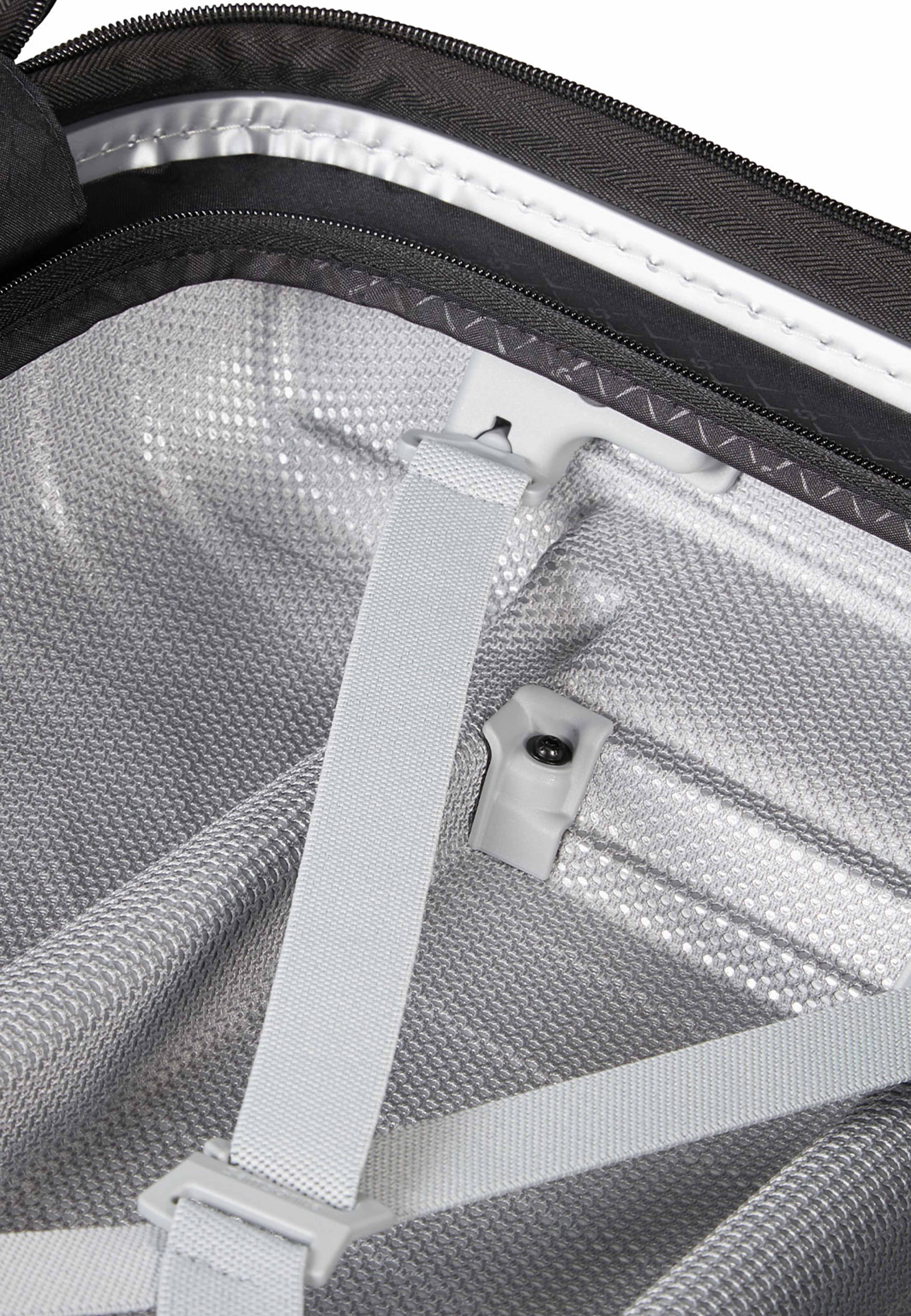 Proxis Kabinväska med 4 hjul 55 cm, från Samsonite, i färgen Silver. Klicka för att öppna bilden i stort format