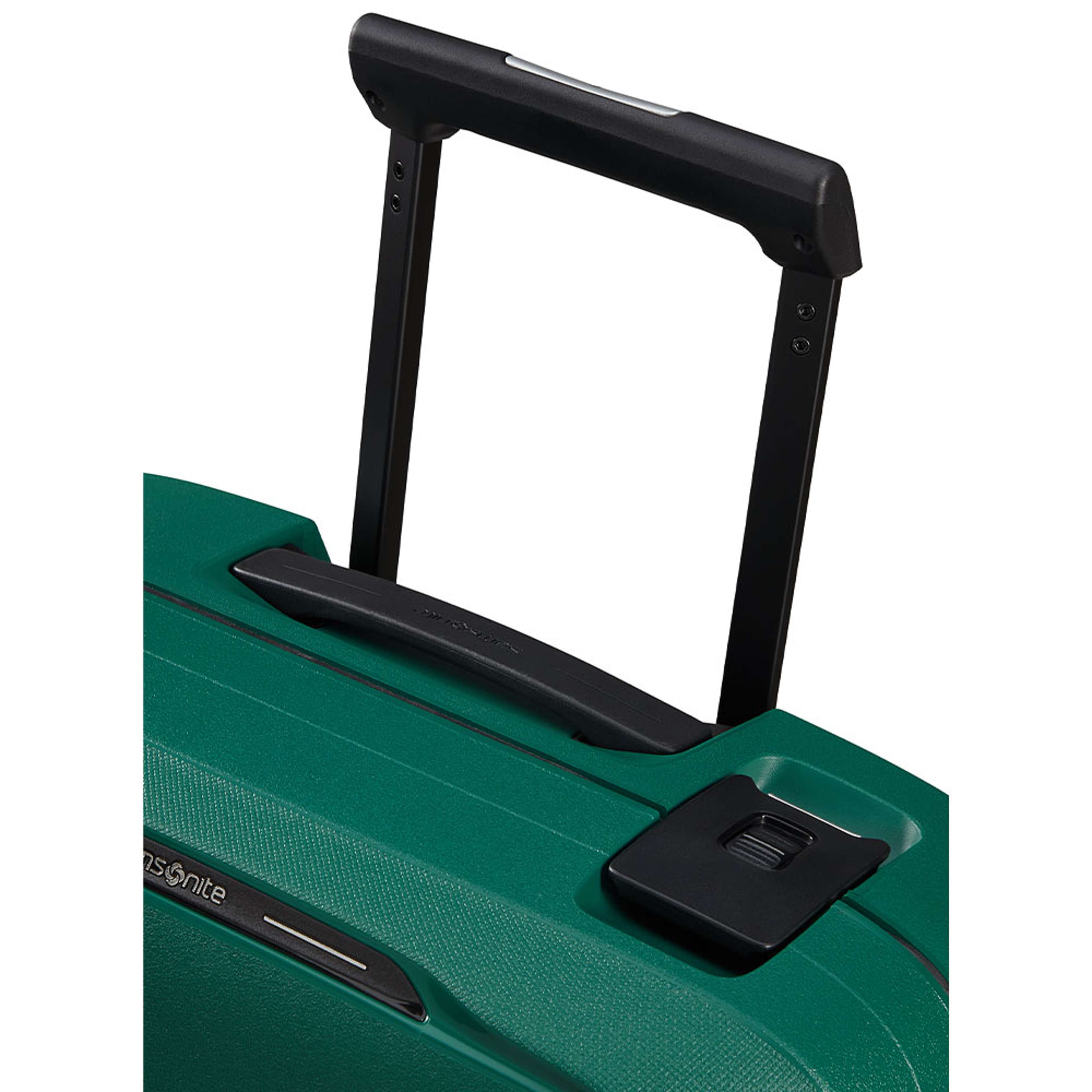 Essens Kabinväska med 4 hjul 55 cm, från Samsonite, i färgen Alpine Green. Klicka för att öppna bilden i stort format