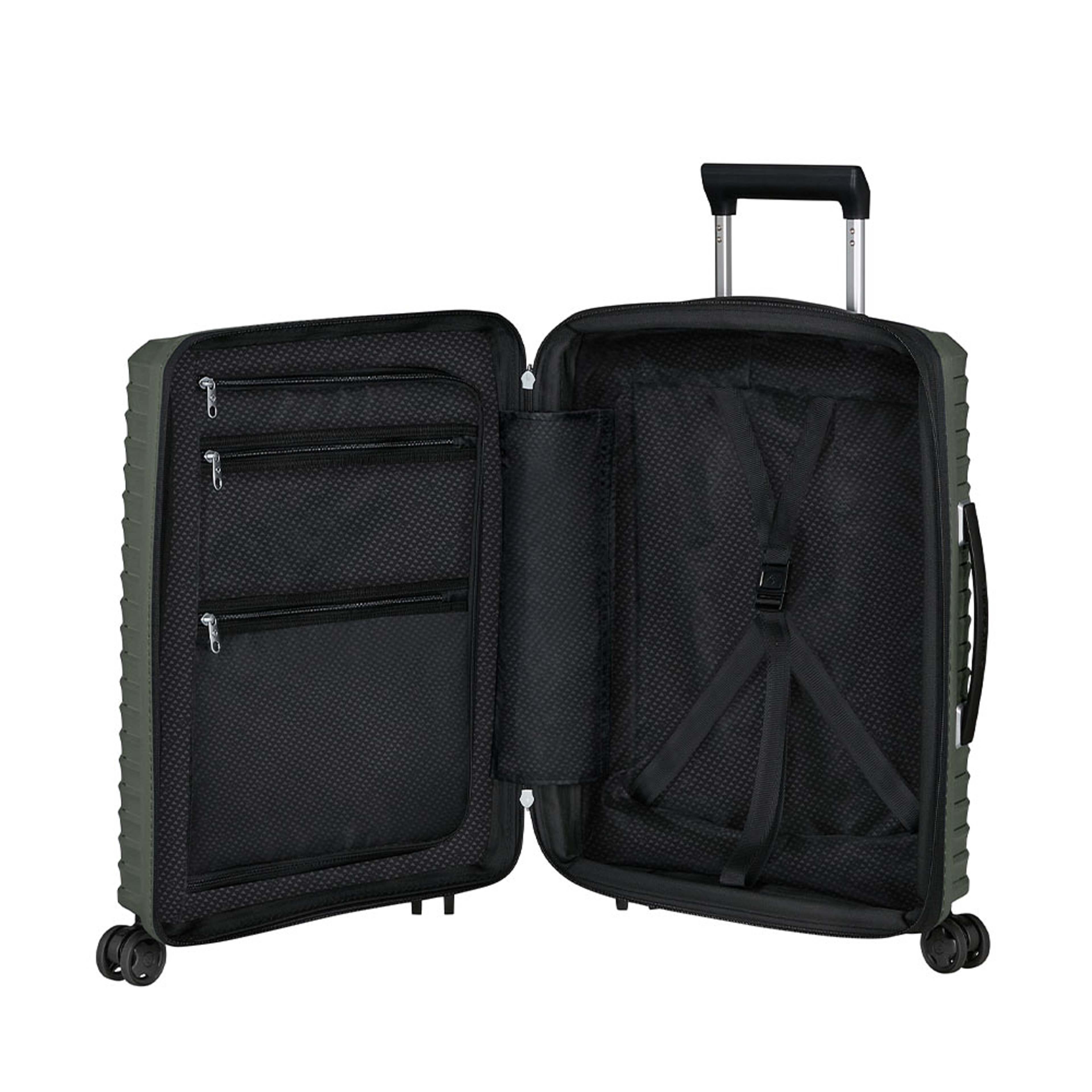 Upscape Kabinväska med 4 hjul 55 cm, från Samsonite, i färgen Climbing Ivy. Klicka för att öppna bilden i stort format