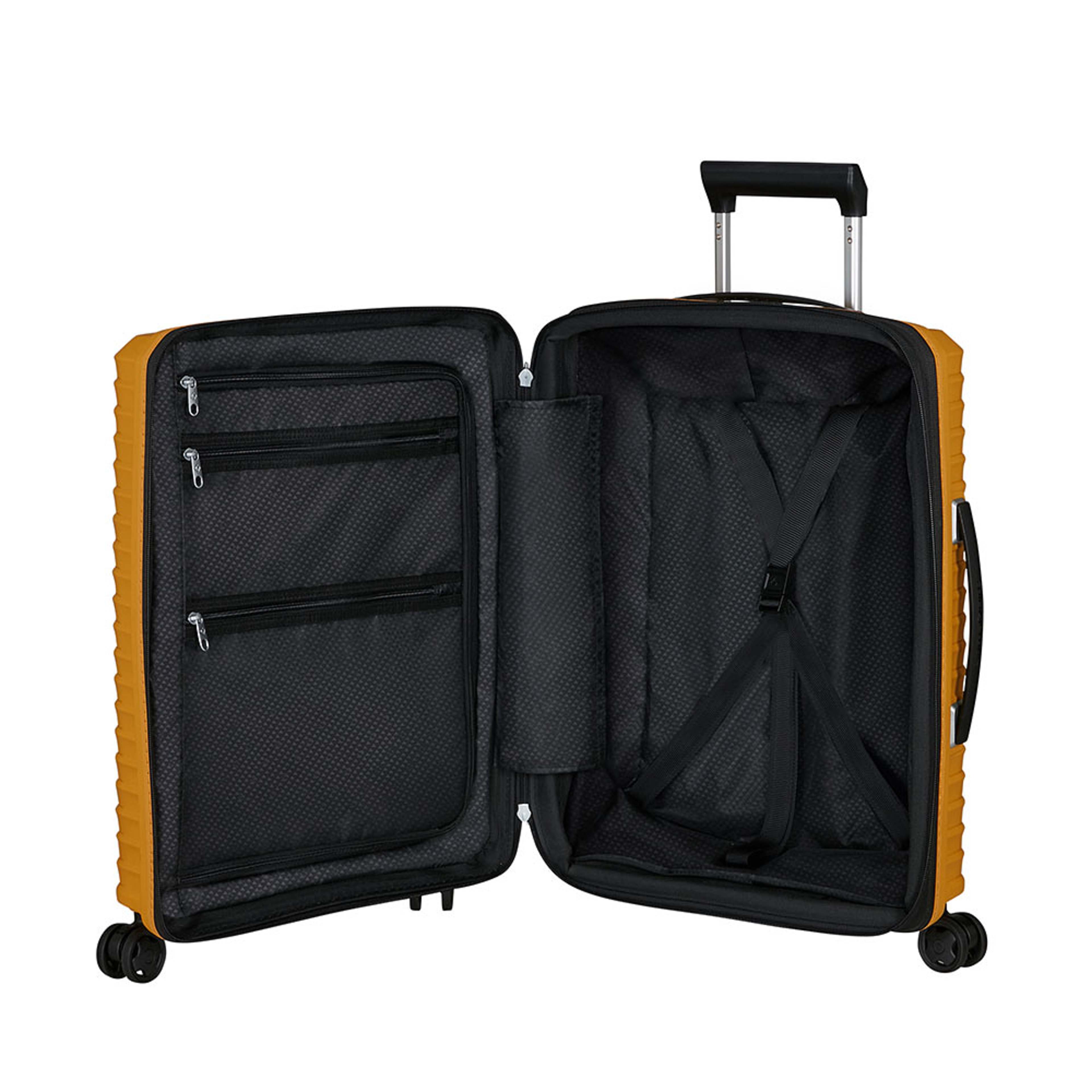 Upscape Kabinväska med 4 hjul 55 cm, från Samsonite, i färgen Yellow. Klicka för att öppna bilden i stort format