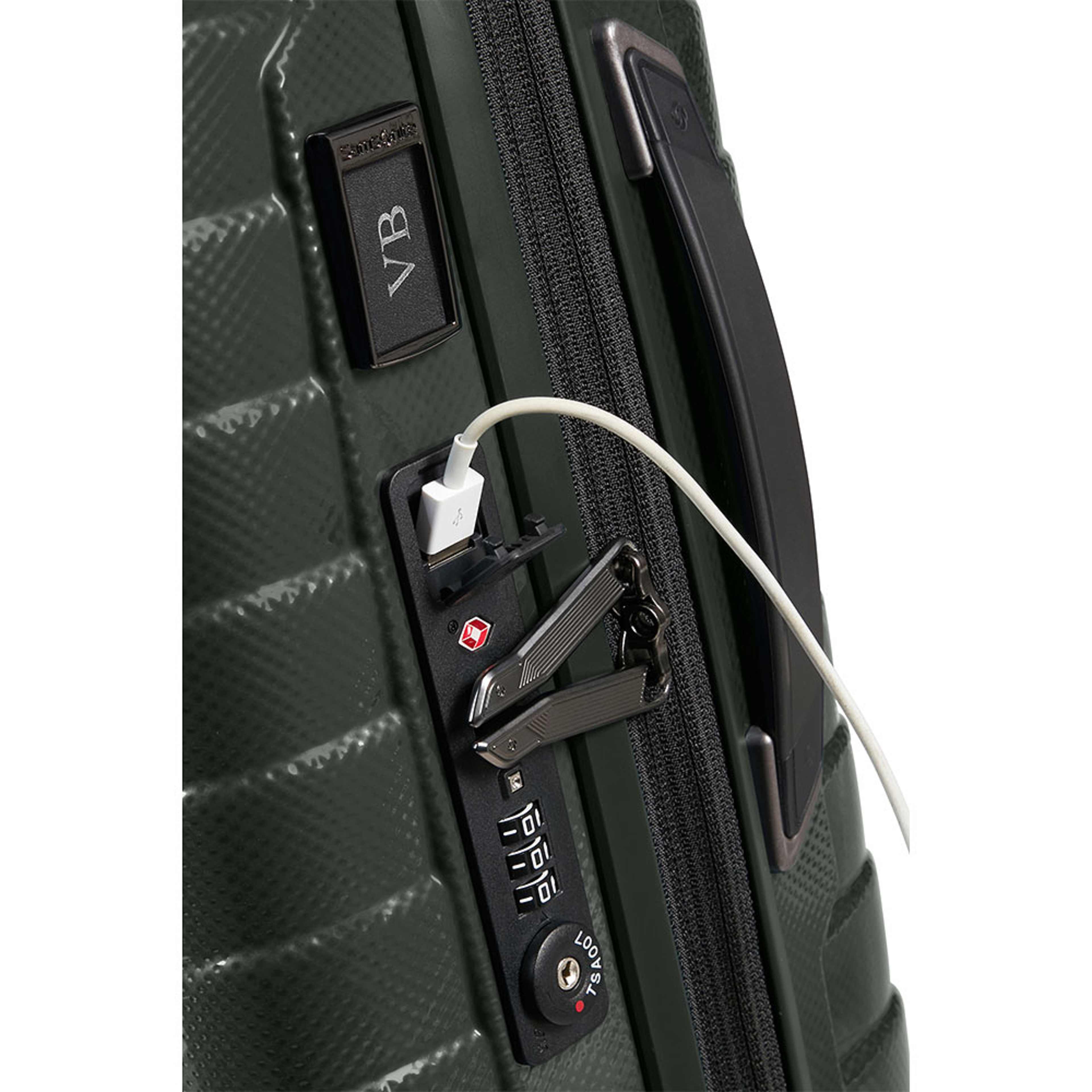 Proxis Kabinväska med 4 hjul 55 cm, från Samsonite, i färgen Matt Climbing Ivy. Klicka för att öppna bilden i stort format