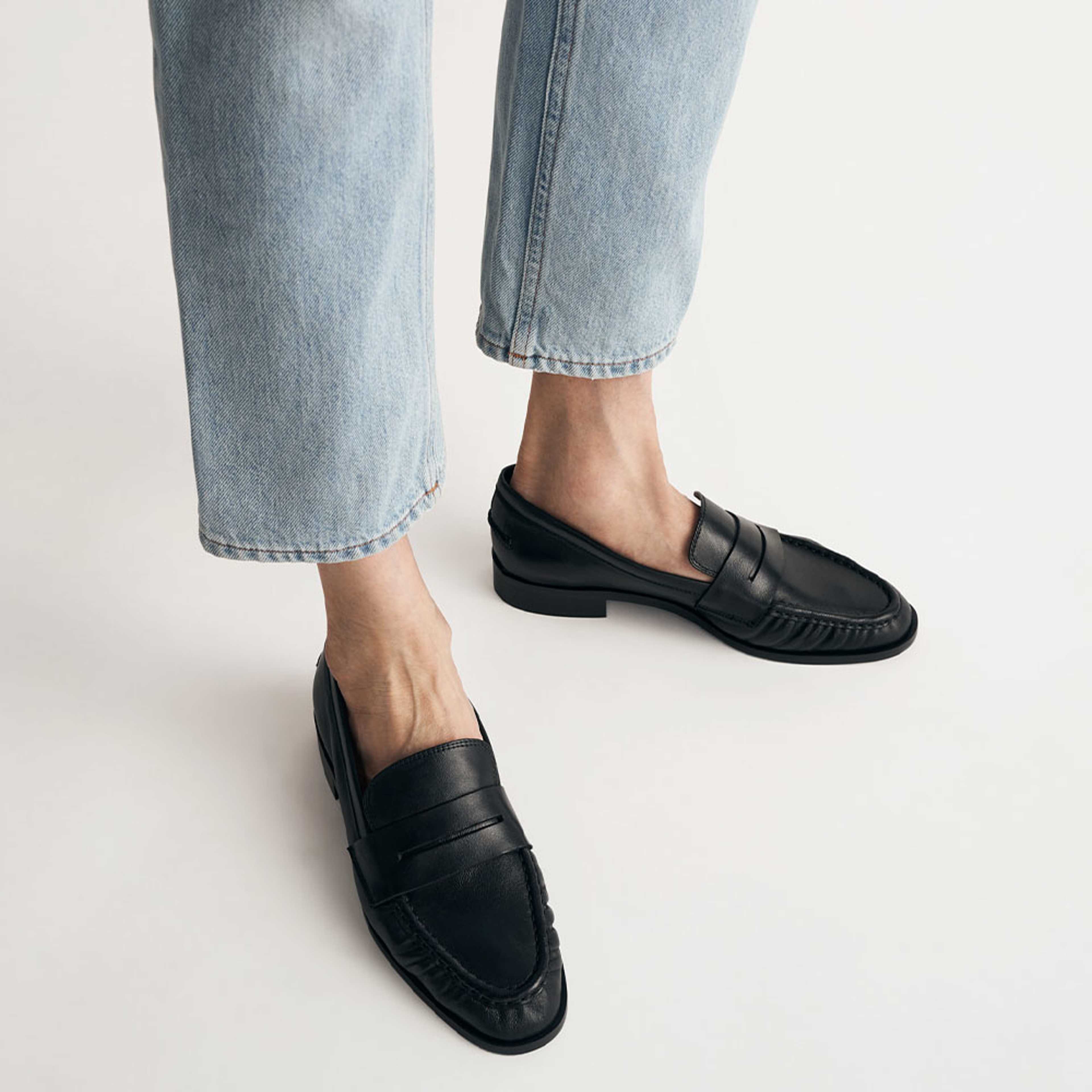 Airola Black Nappa Loafers