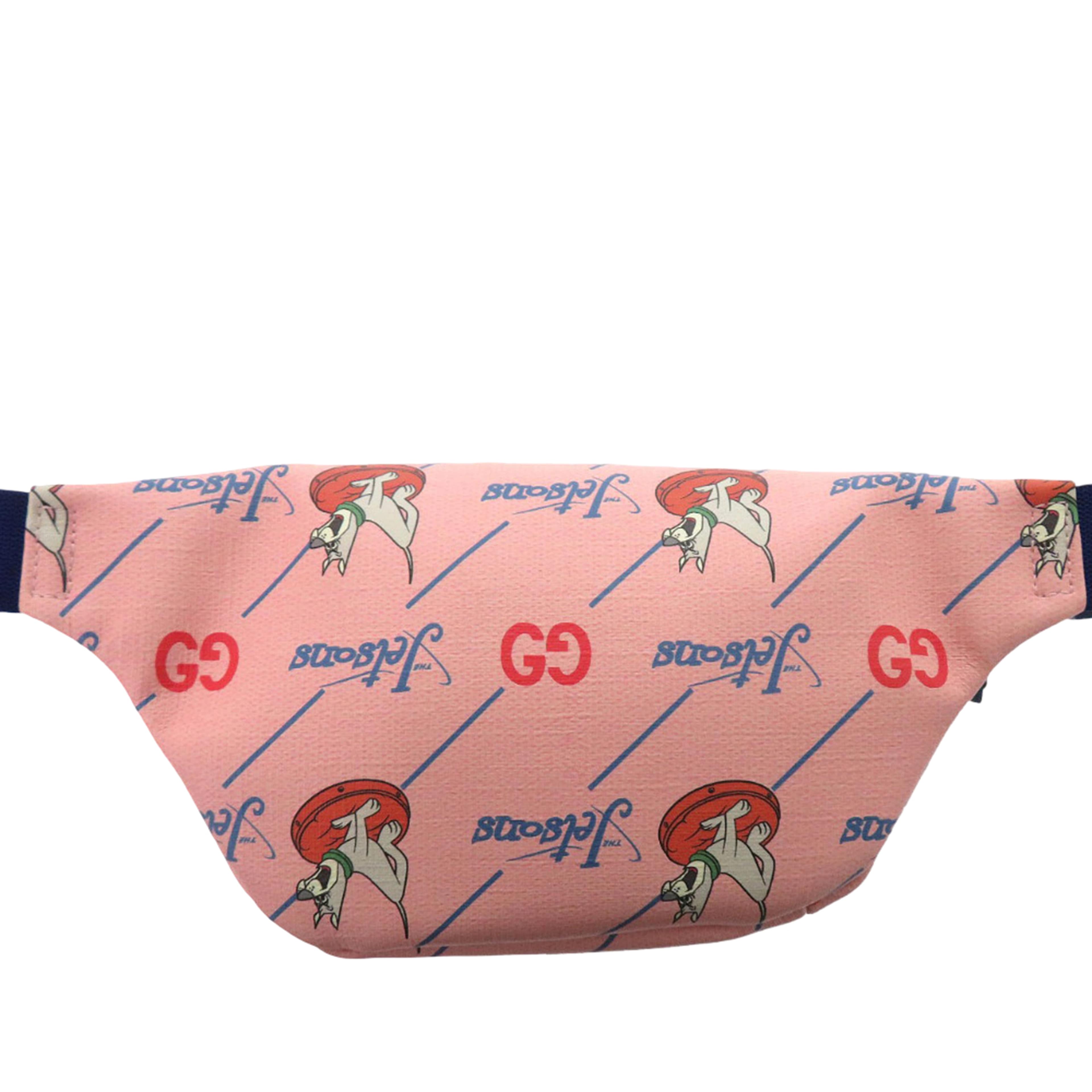 Gucci The Jetsons Kids Interlocking G Coated Canvas Astro Belt Bag, från Luxclusif, i färgen pink. Klicka för att öppna bilden i stort format