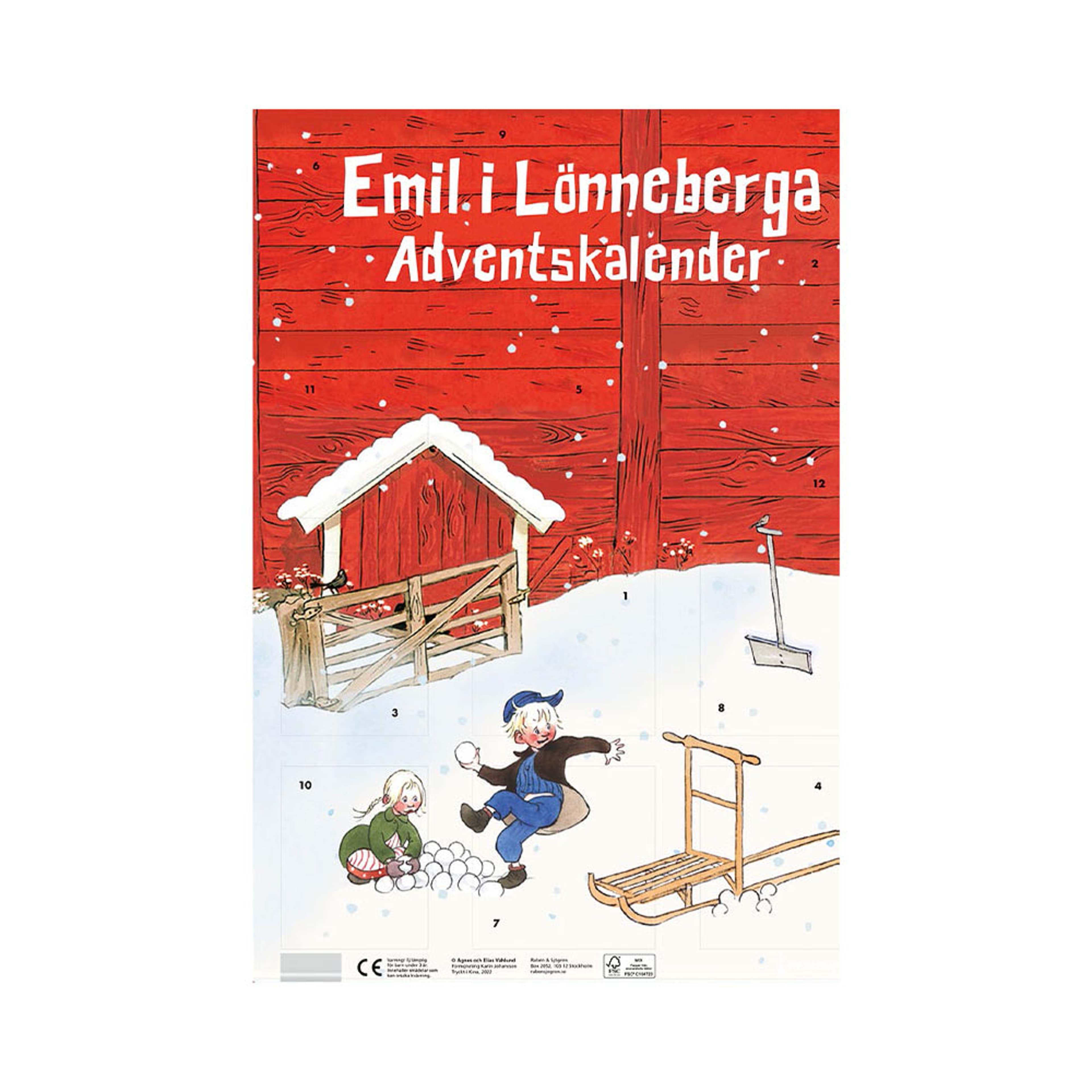 Pippi och Emil adventskalender, från PIPPI. Klicka för att öppna bilden i stort format