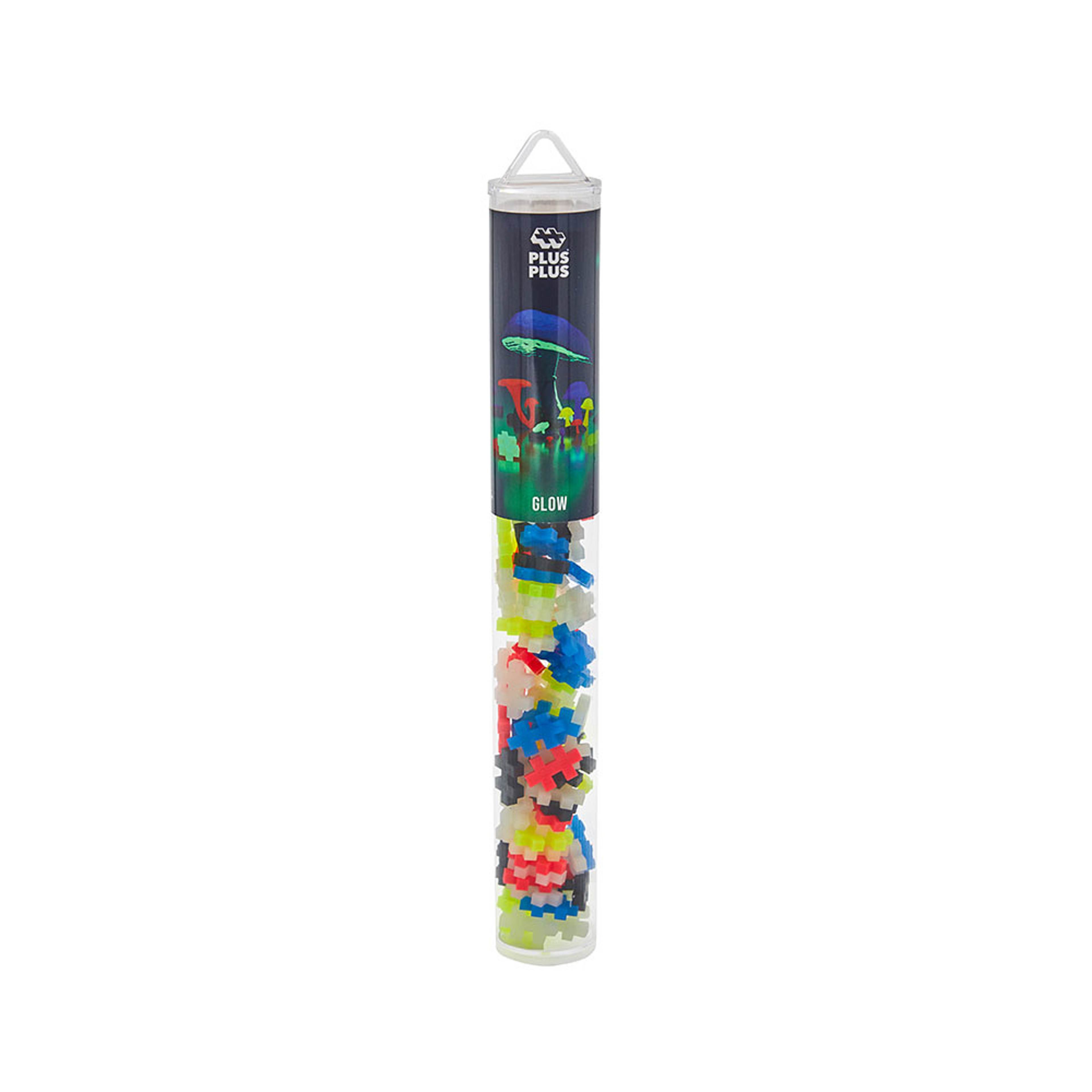 PLUS PLUS Glow mix / 100 pcs Tube