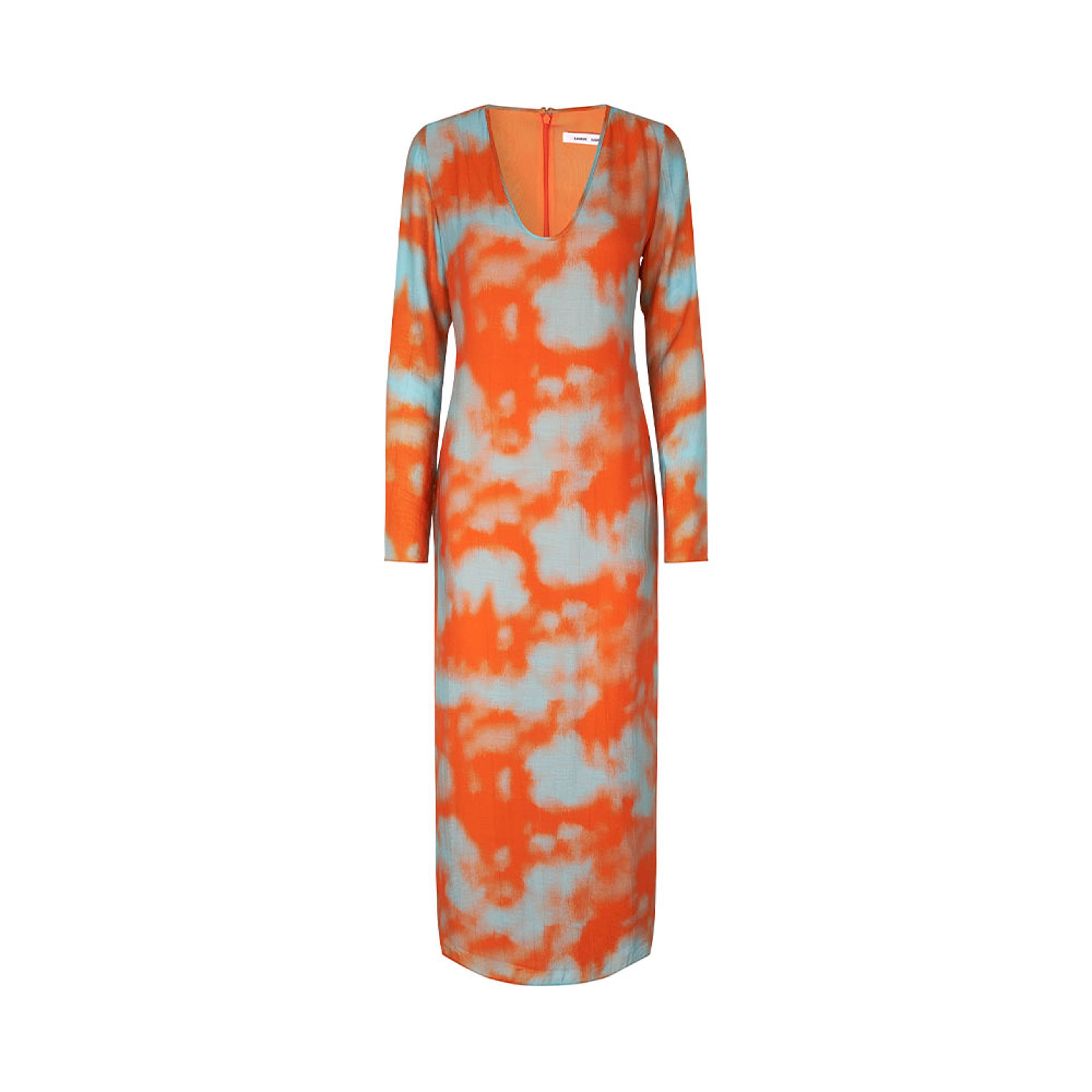 Alina u-n dress 14449, från SAMSOE SAMSOE, i färgen Tie Topaz. Klicka för att öppna bilden i stort format