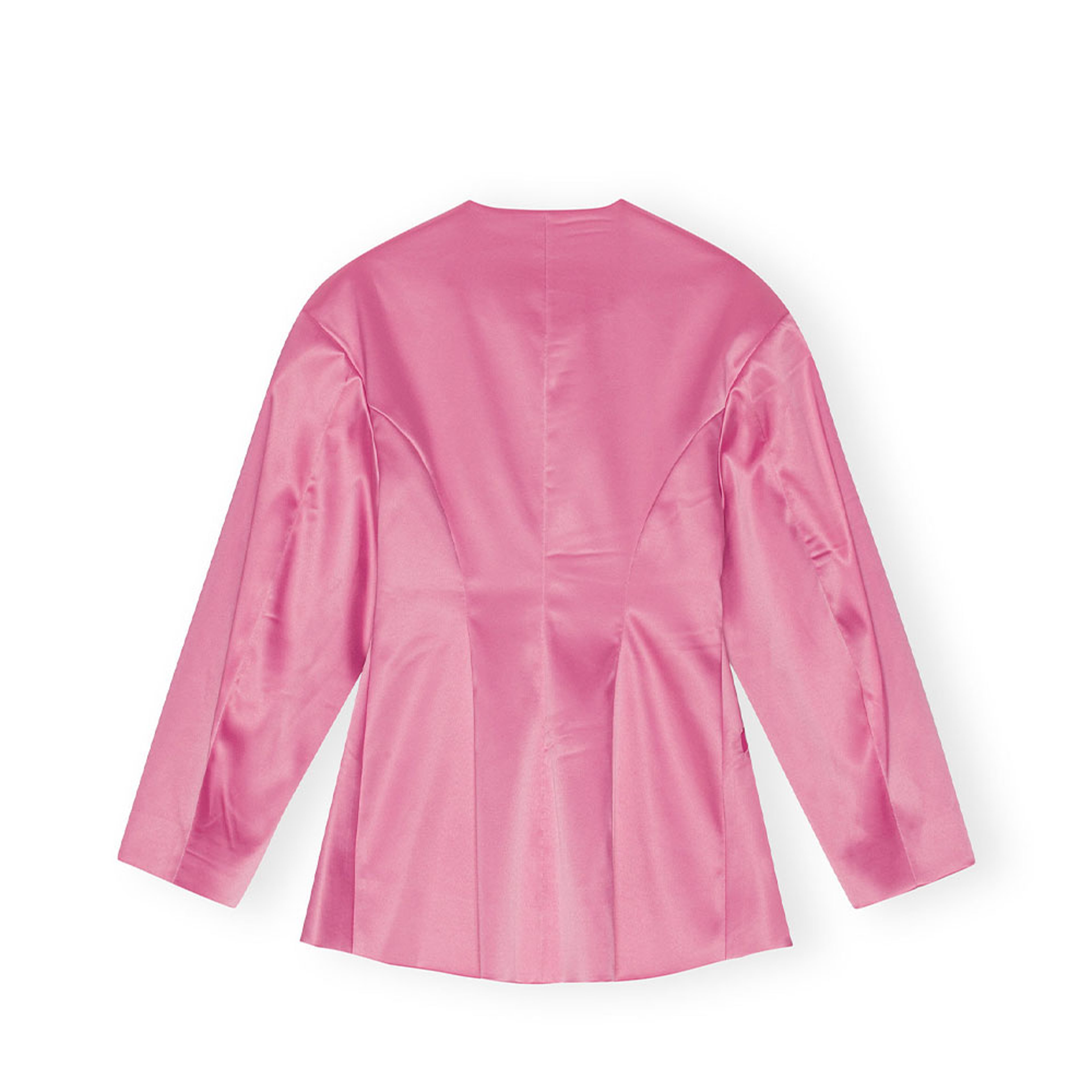 Double Satin Fitted Blazer