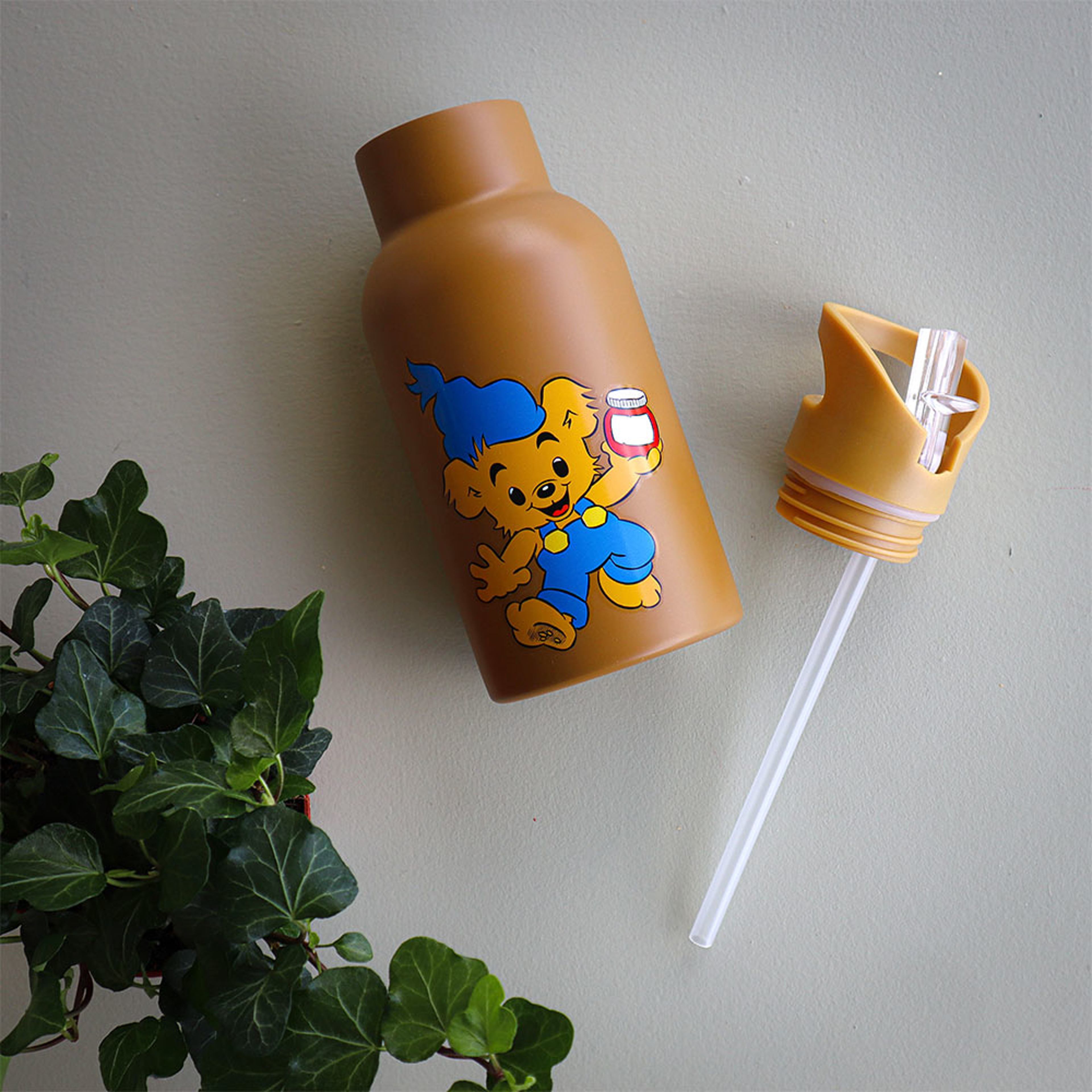 Bamse, Vattenflaska, björn-gul