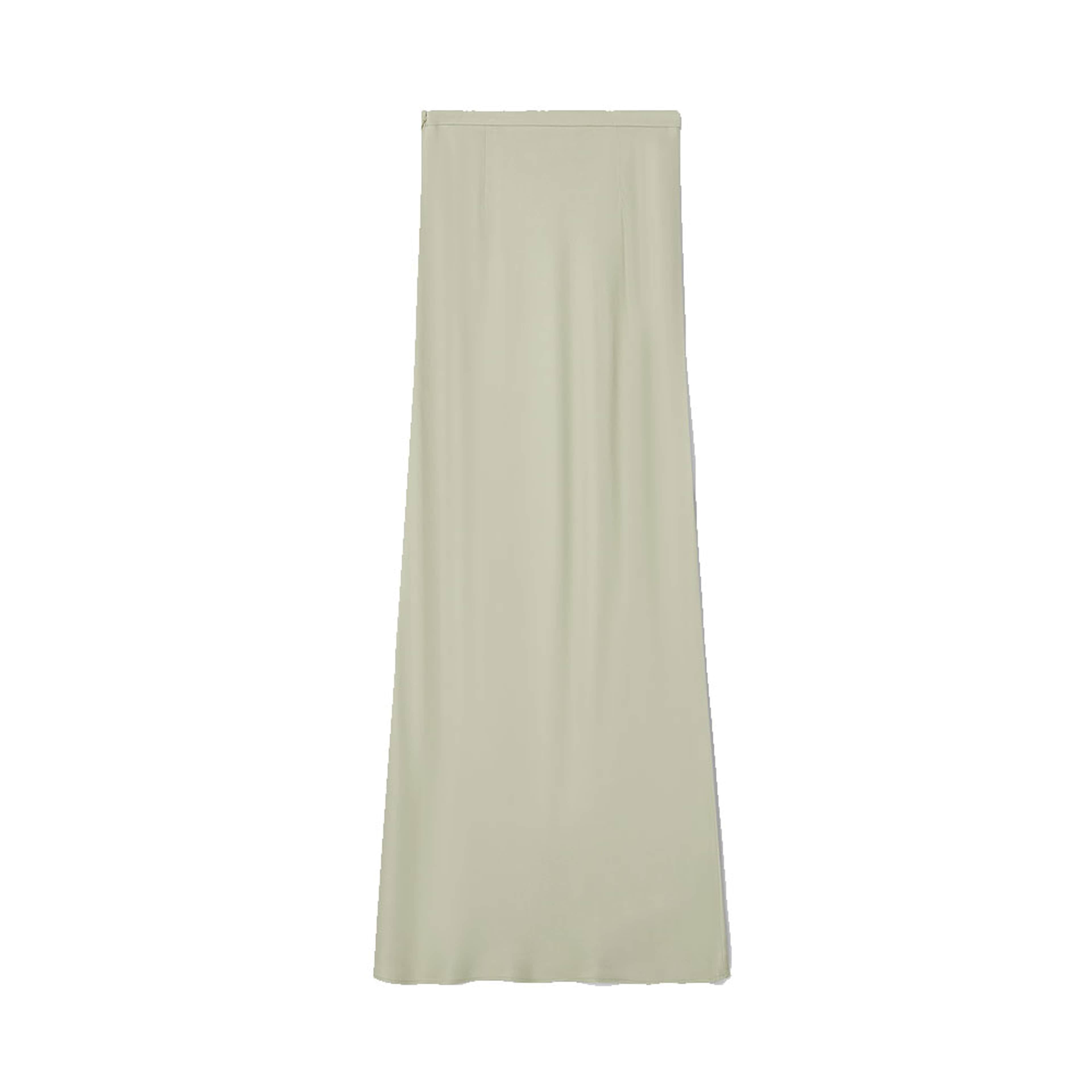 Shiny Long Skirt, från Dagmar, i färgen Slate Green. Klicka för att öppna bilden i stort format