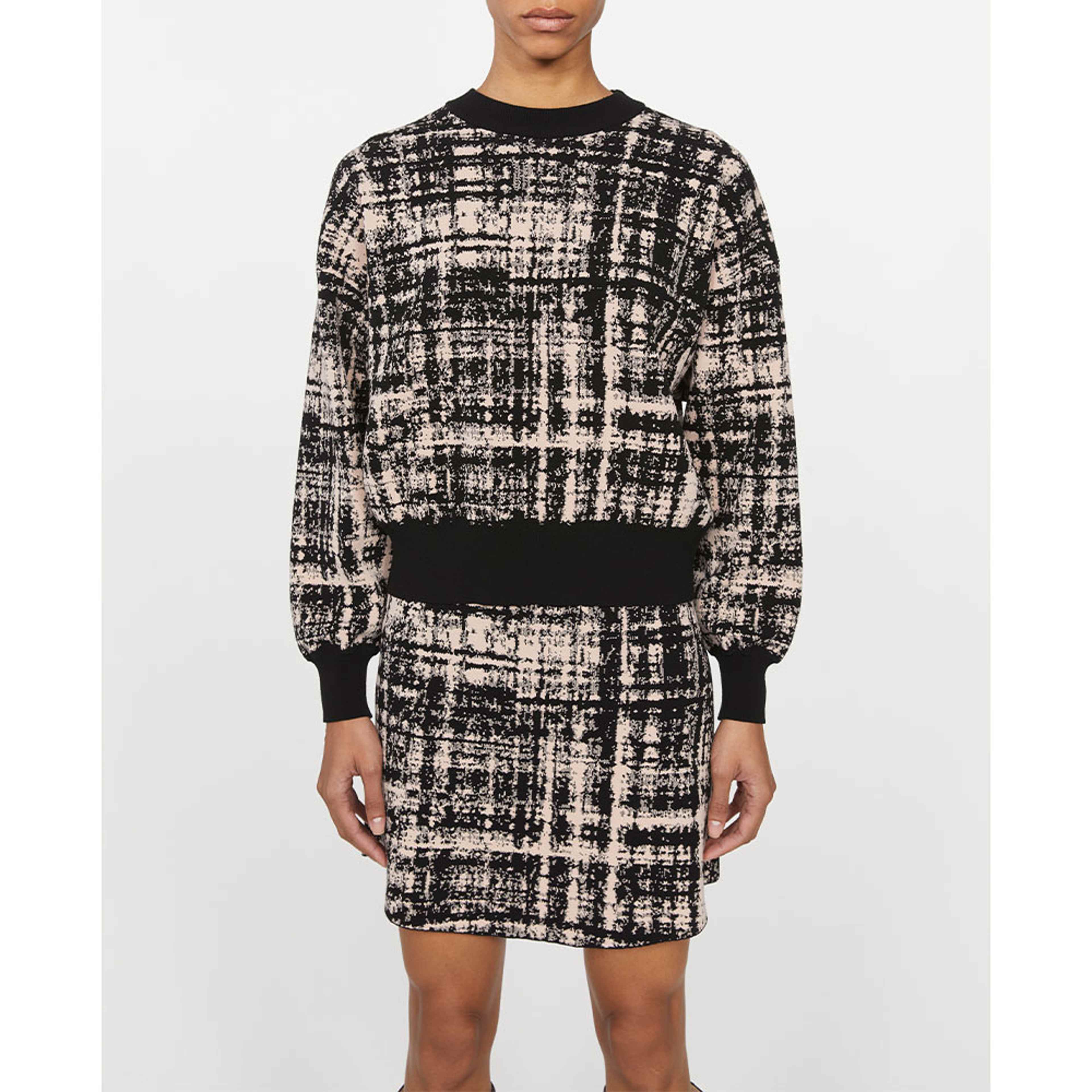 Tendai Check Skirt