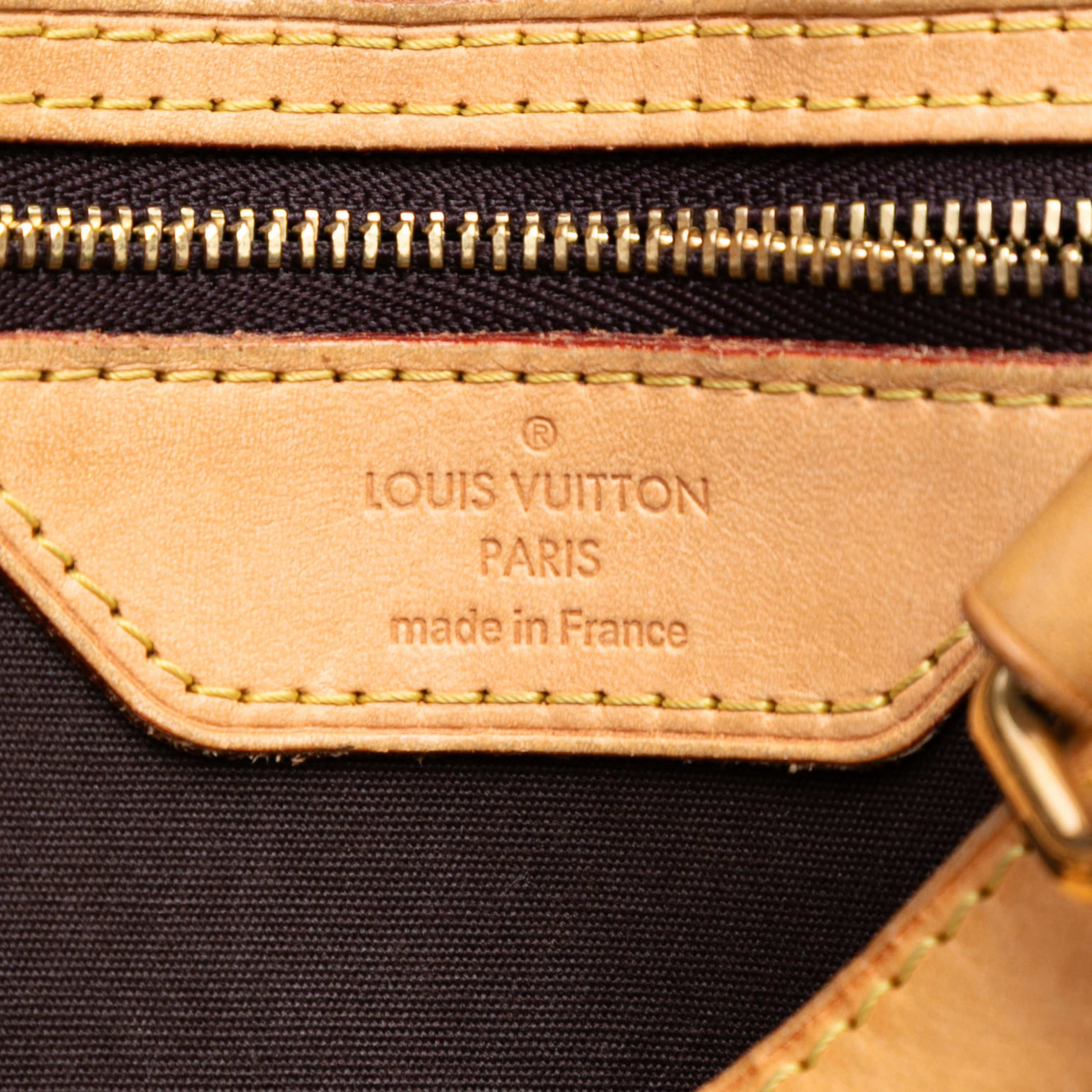 Louis Vuitton Monogram Vernis Brea Mm, från Luxclusif, i färgen purple. Klicka för att öppna bilden i stort format